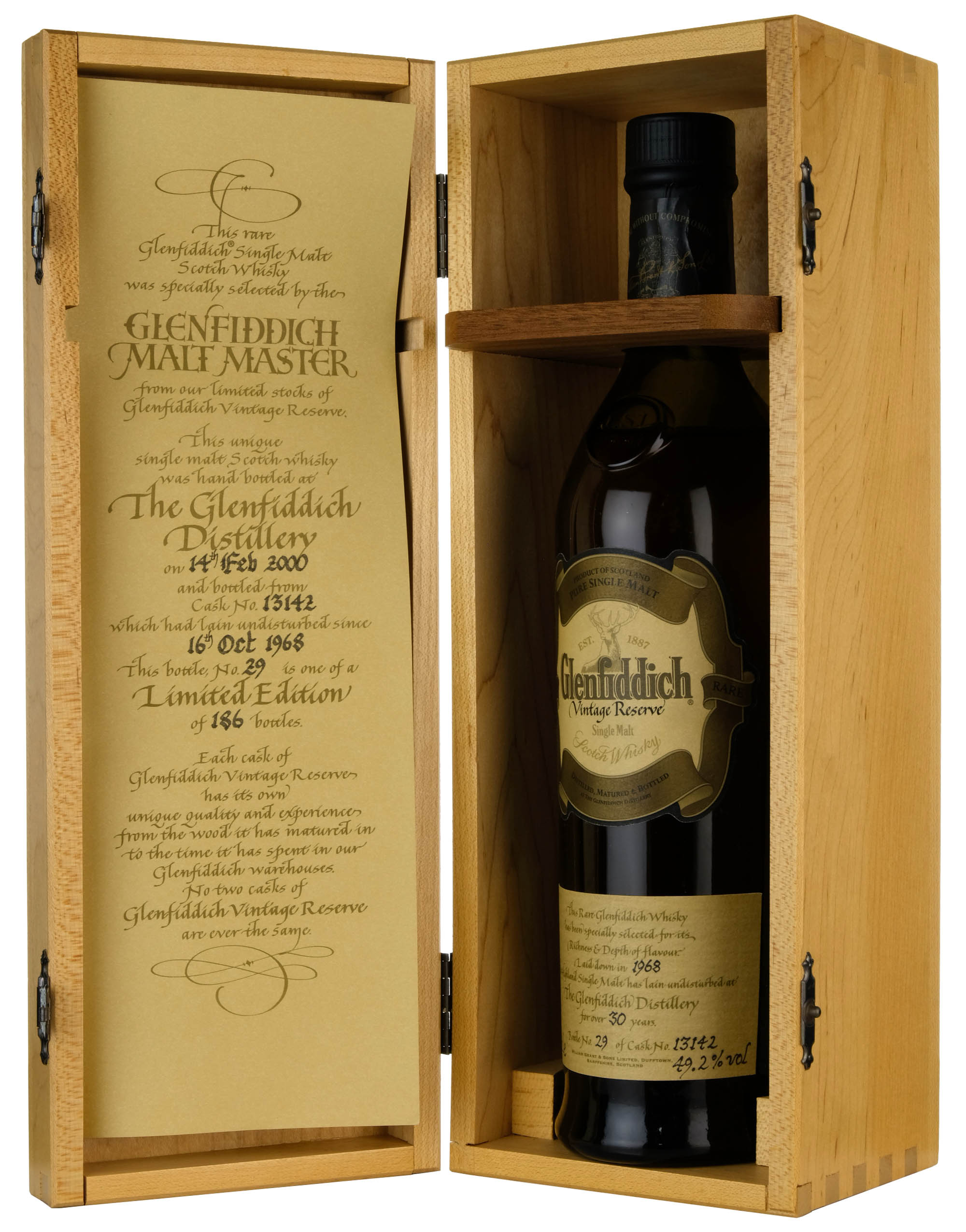 Glenfiddich 1968-2000 | 31 Year Old Vintage Reserve Single Cask 13142