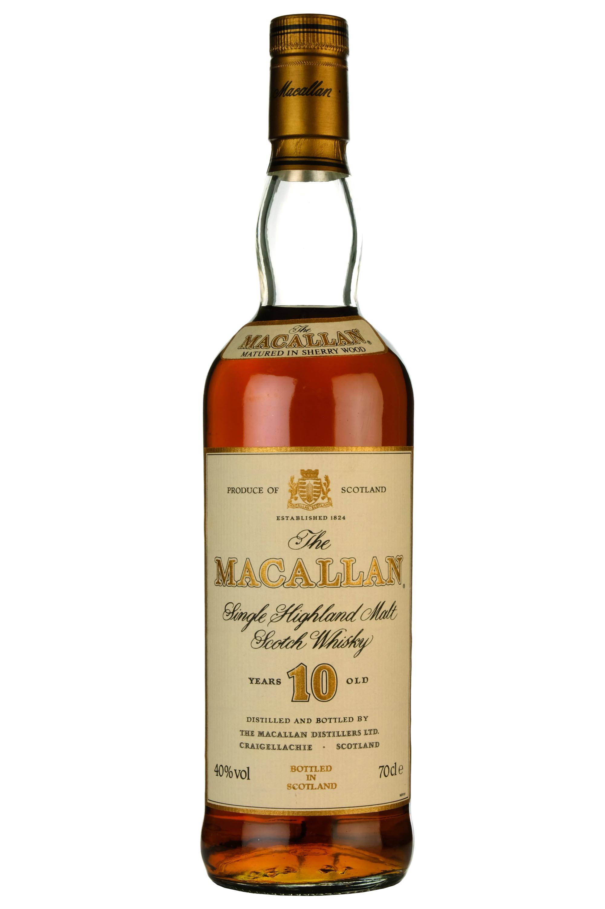 Macallan 10 Year Old Sherry Cask 1990s