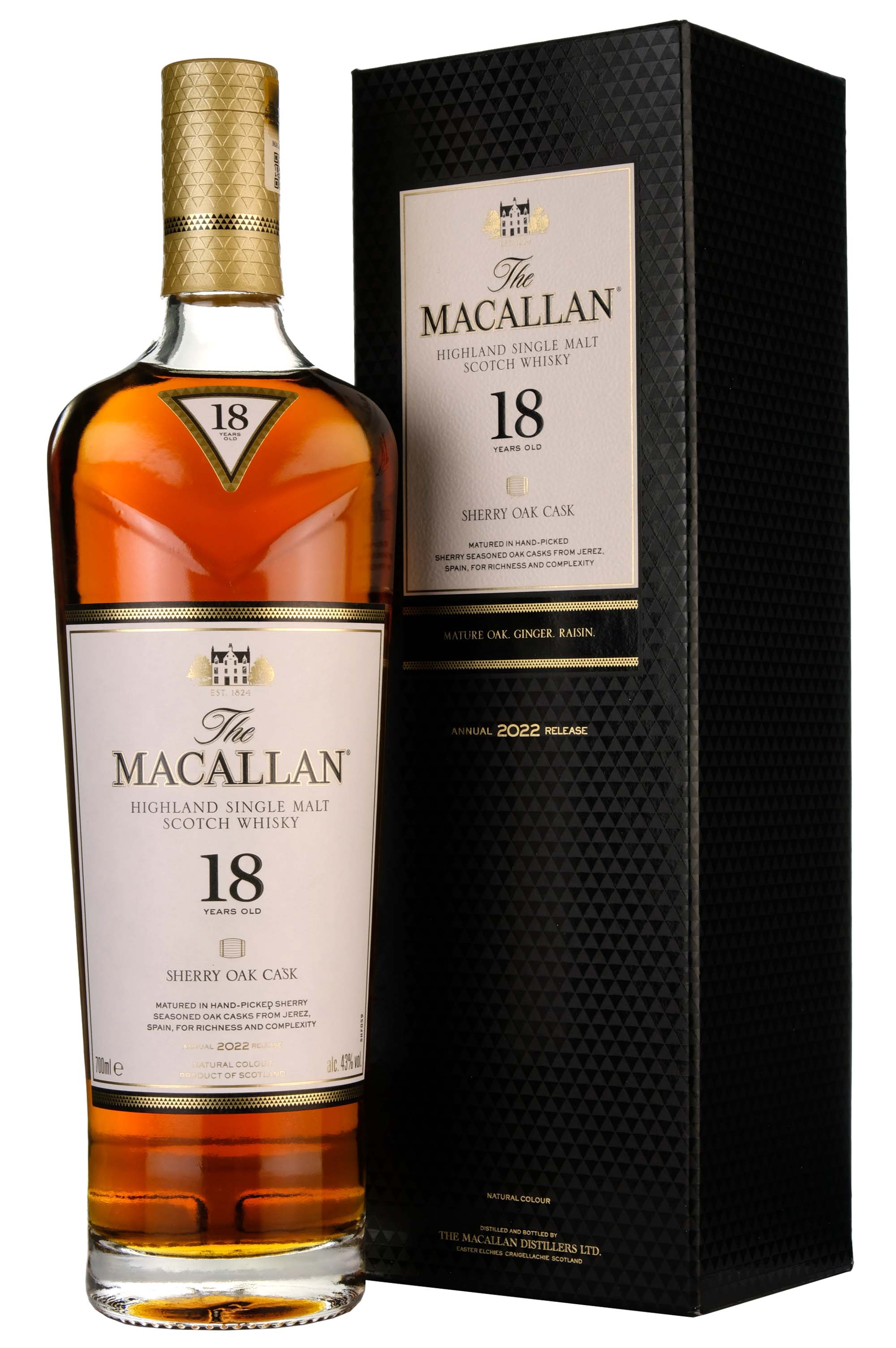 Macallan 18 Year Old Sherry Oak Cask 2022 - Whisky-Online Shop