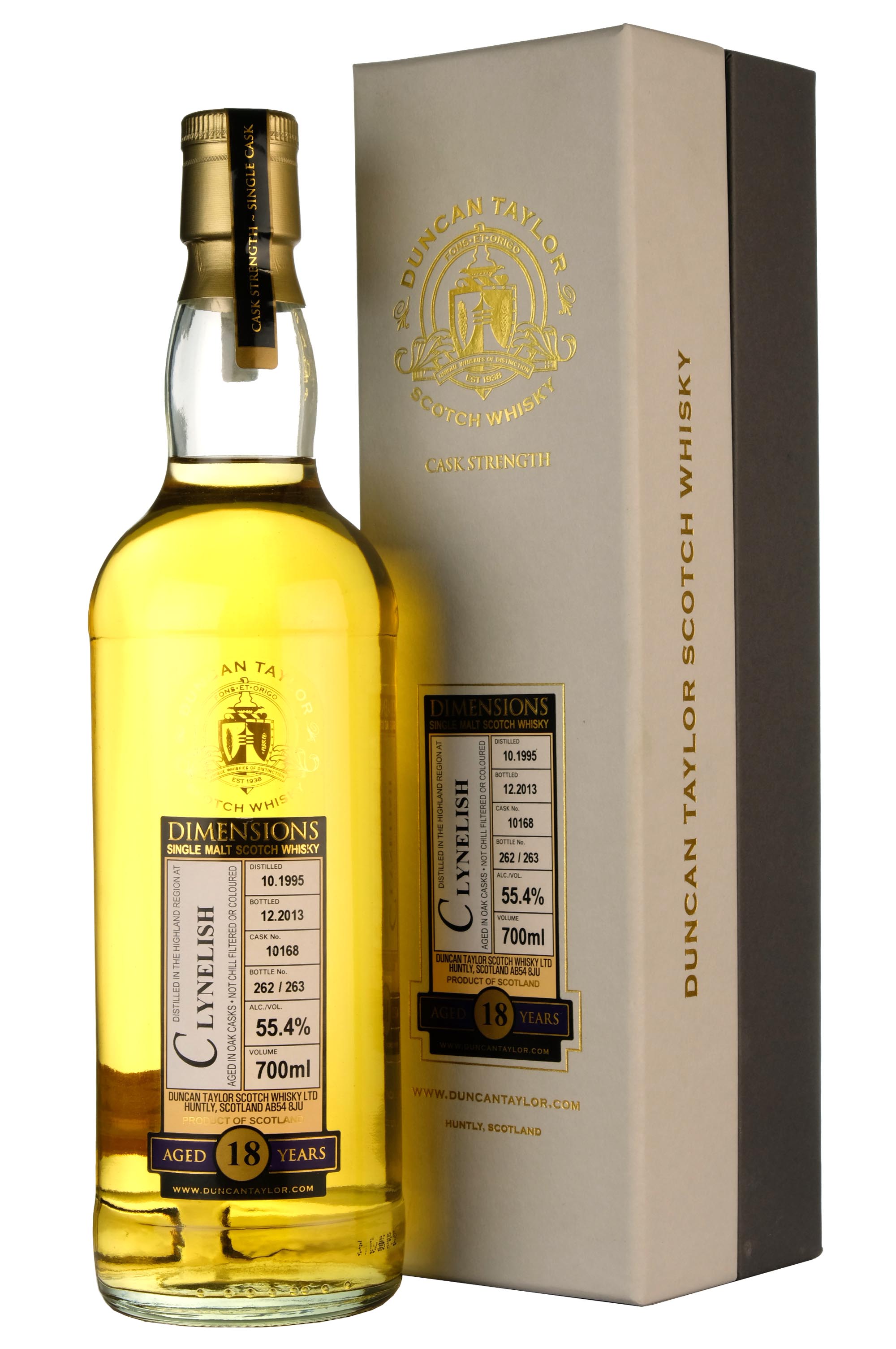 Clynelish 1995-2013 | 18 Year Old Duncan Taylor Dimensions Single Cask 10168
