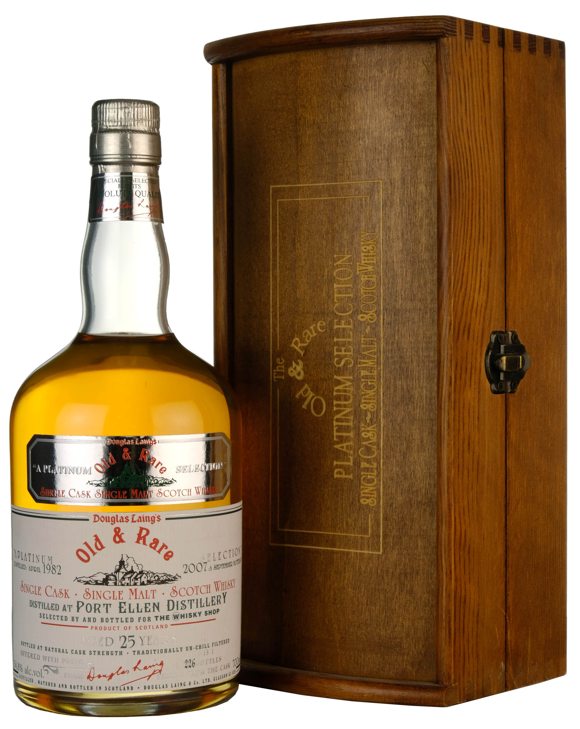 Port Ellen 1982-2007 | 25 Year Old Douglas Laing Old & Rare Platinum Selection Single Cask | Whisky Shop Exclusive