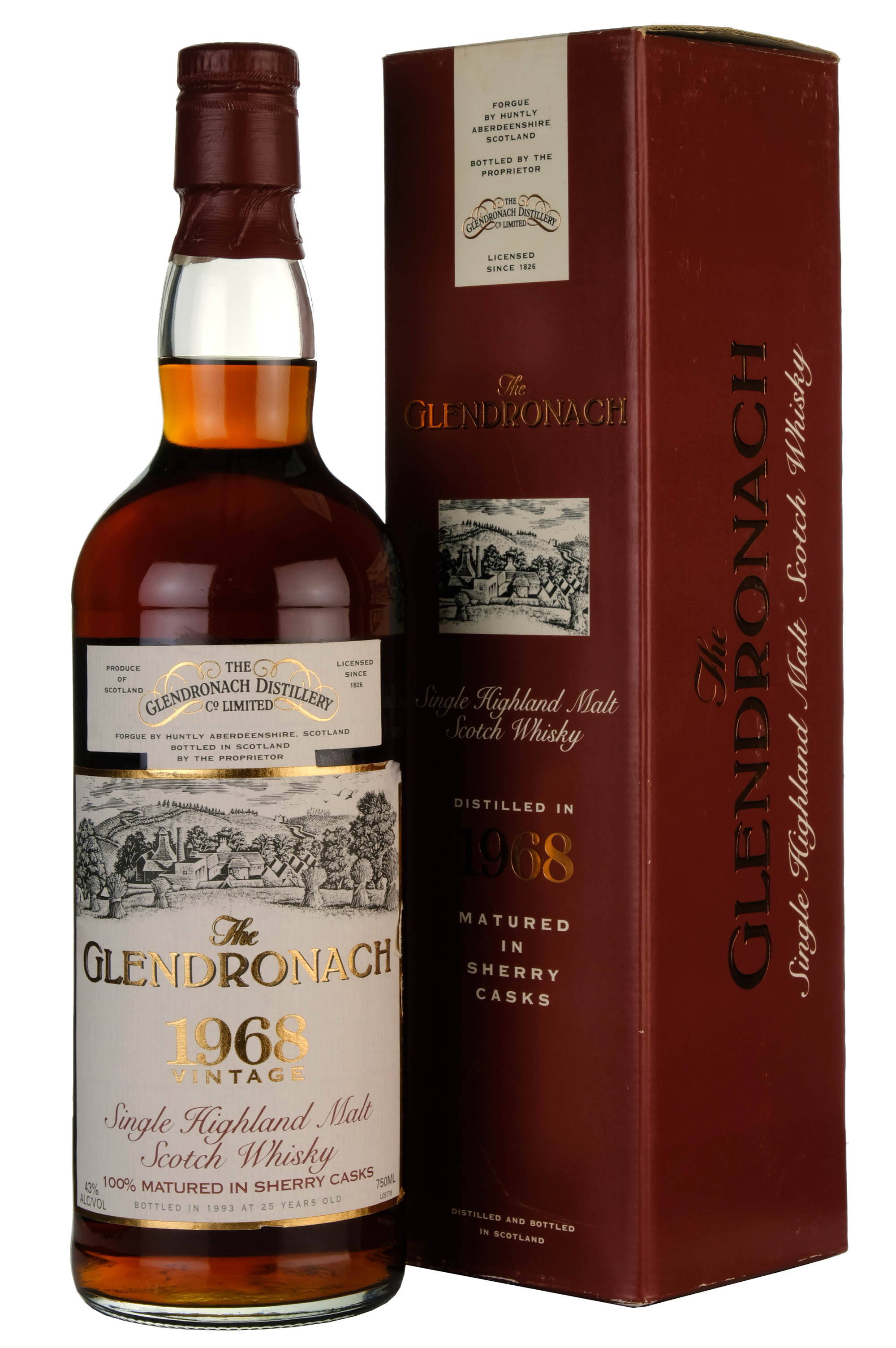 Glendronach 1968-1993 25 Year Old