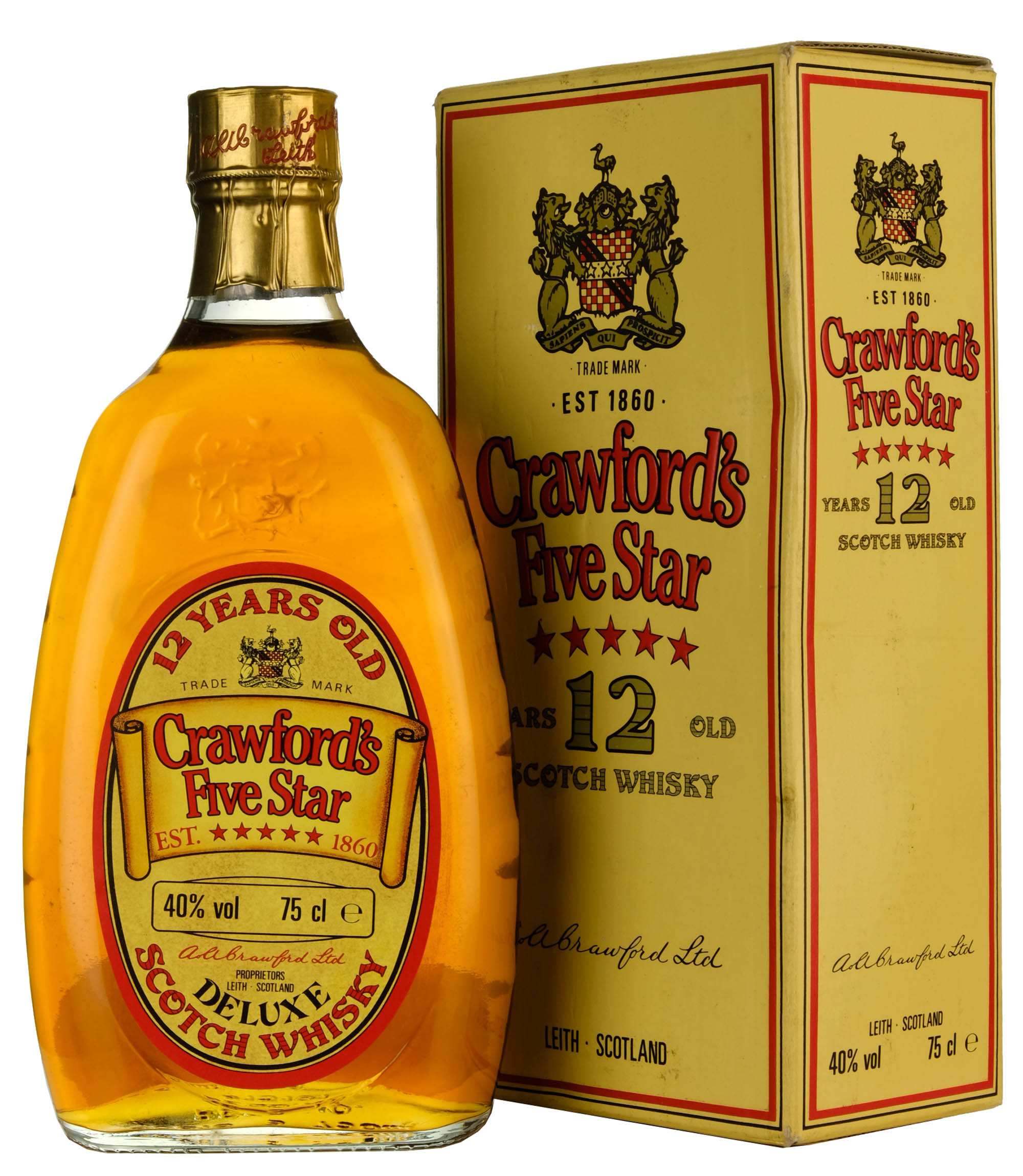 Crawford's 12 Year Old 5 Star 1980s