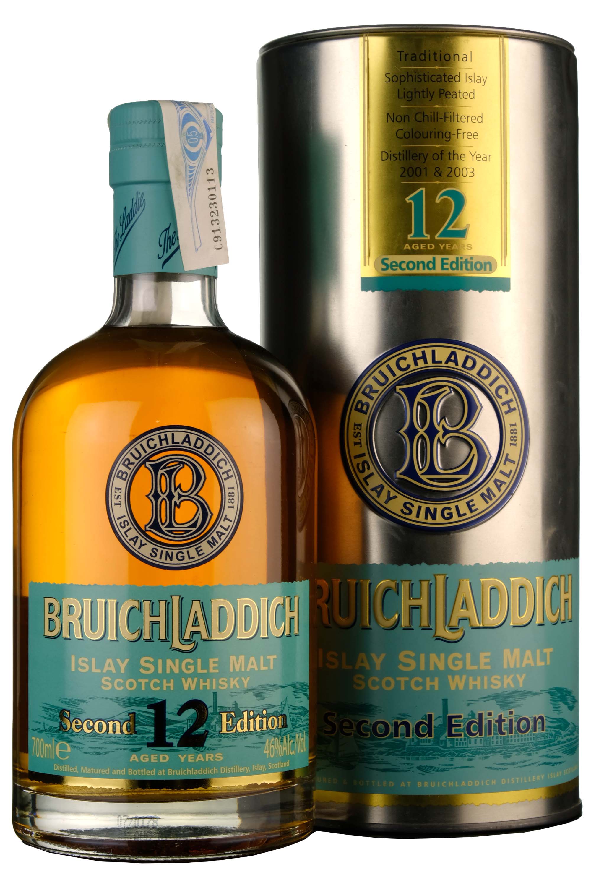 Bruichladdich 12 Year Old Second Edition
