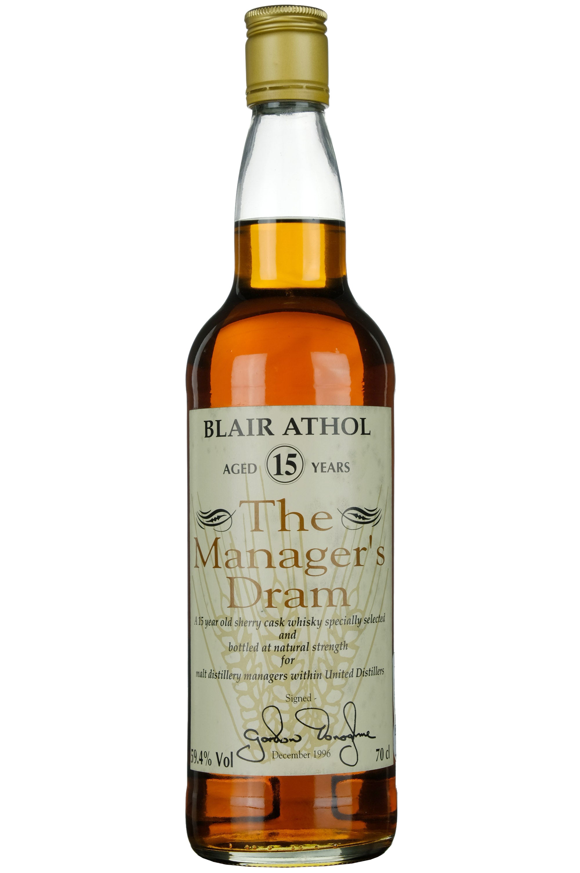 Blair Athol 15 Year Old - Manager's Dram - Whisky-Online Shop