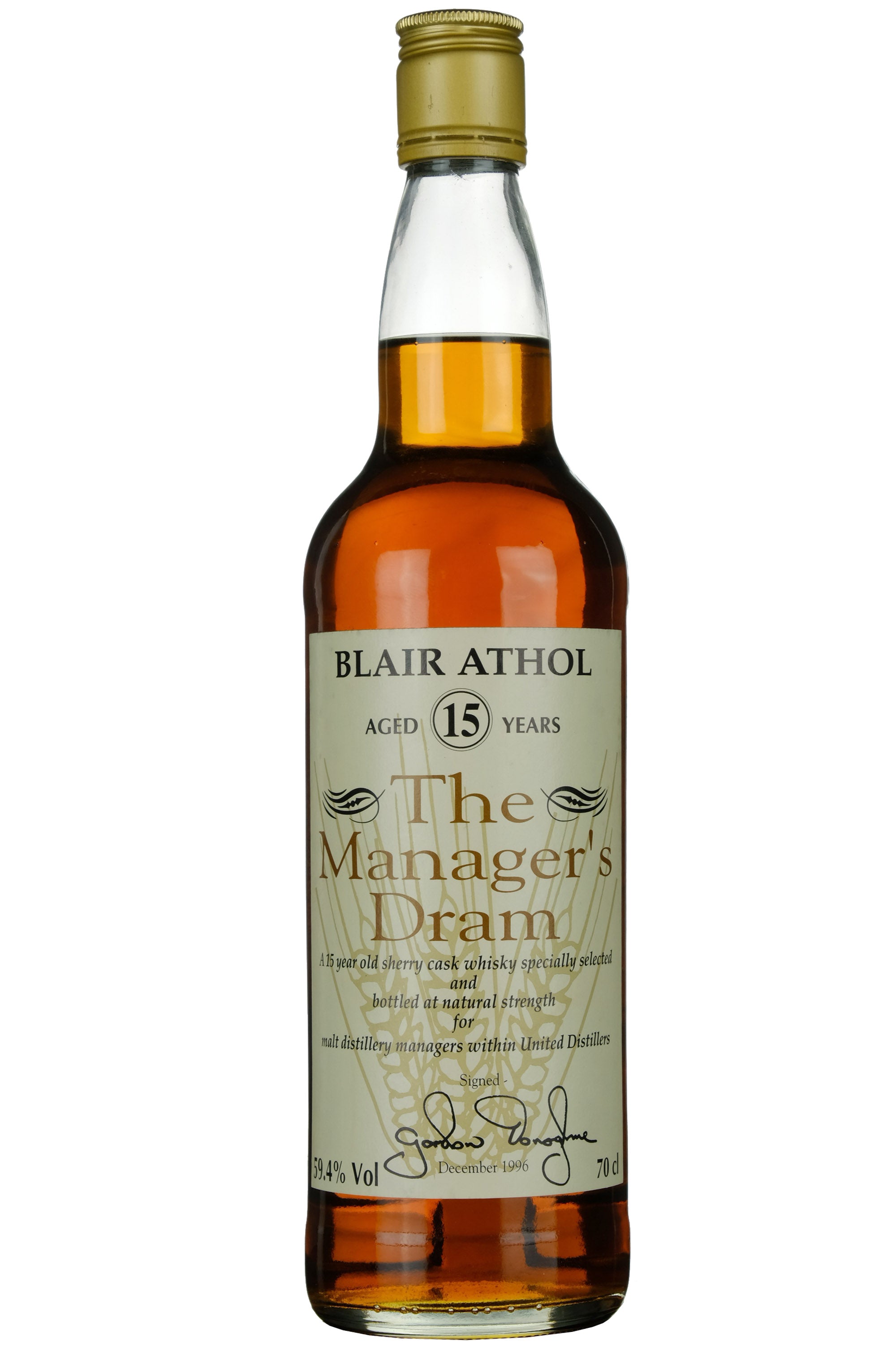 Blair Athol 15 Year Old - Manager's Dram - Whisky-Online Shop