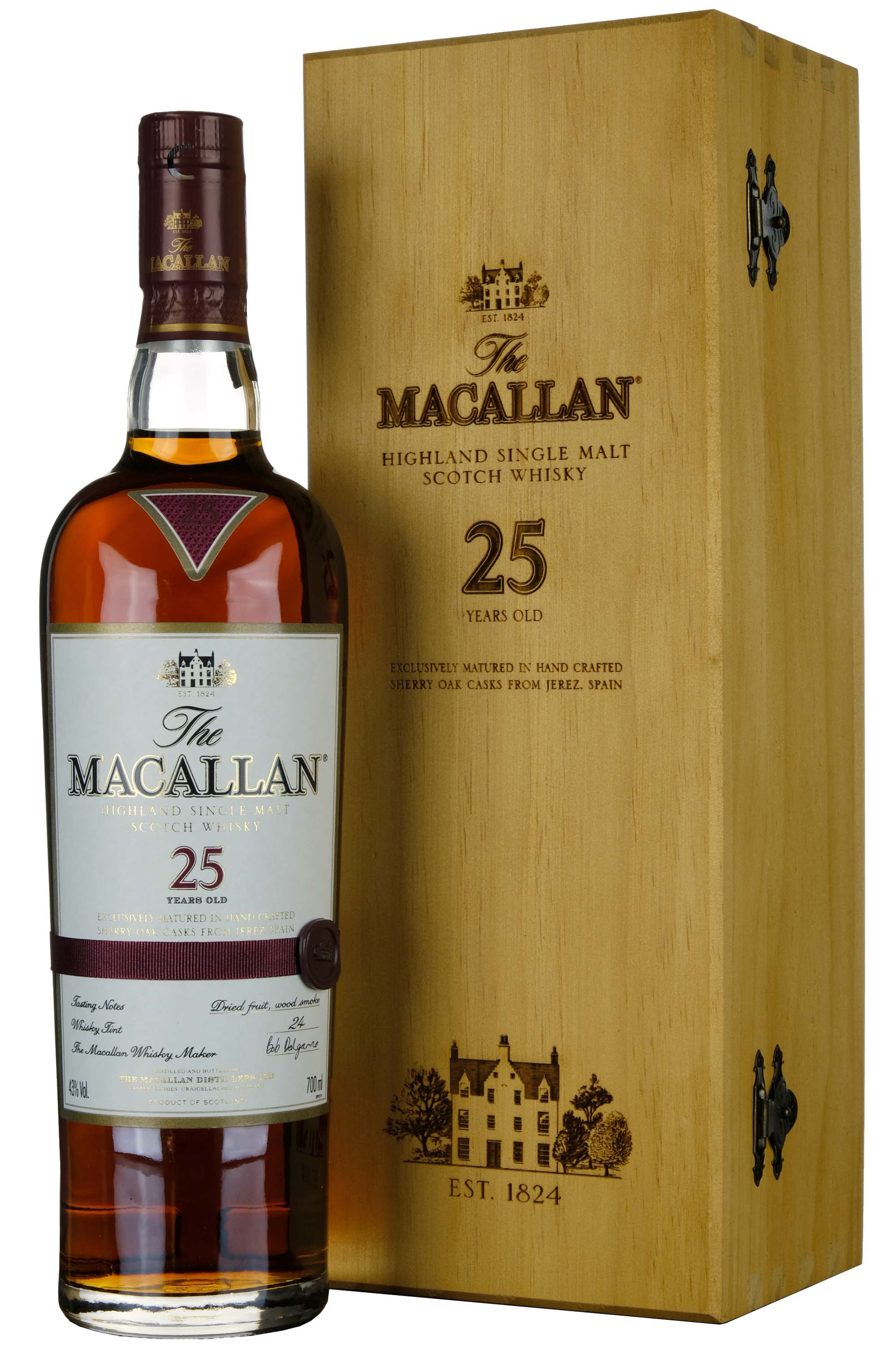 Macallan 25 Year Old Sherry Cask - Whisky-Online Shop
