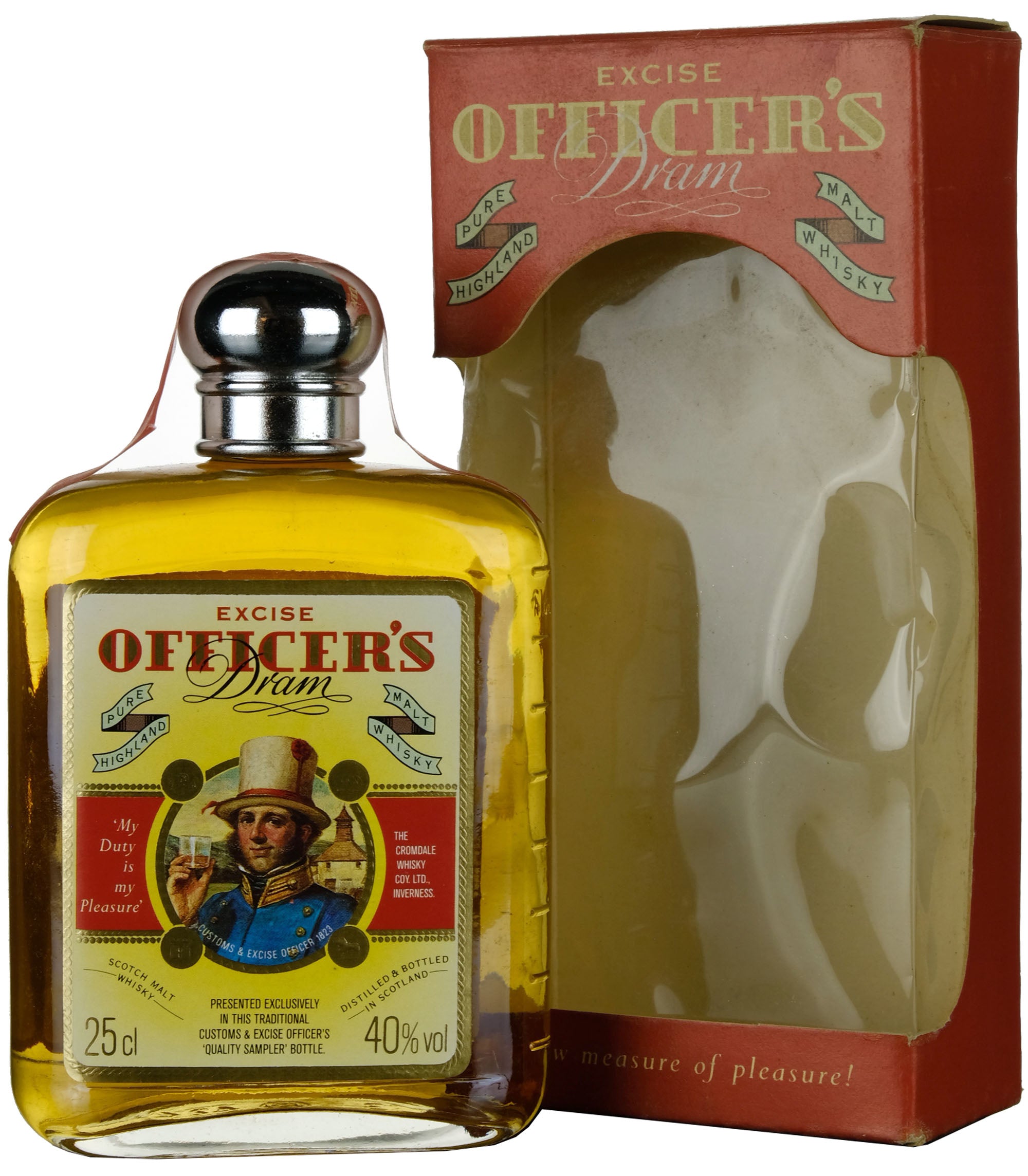 Two Bottles Of Excise Officer's Dram