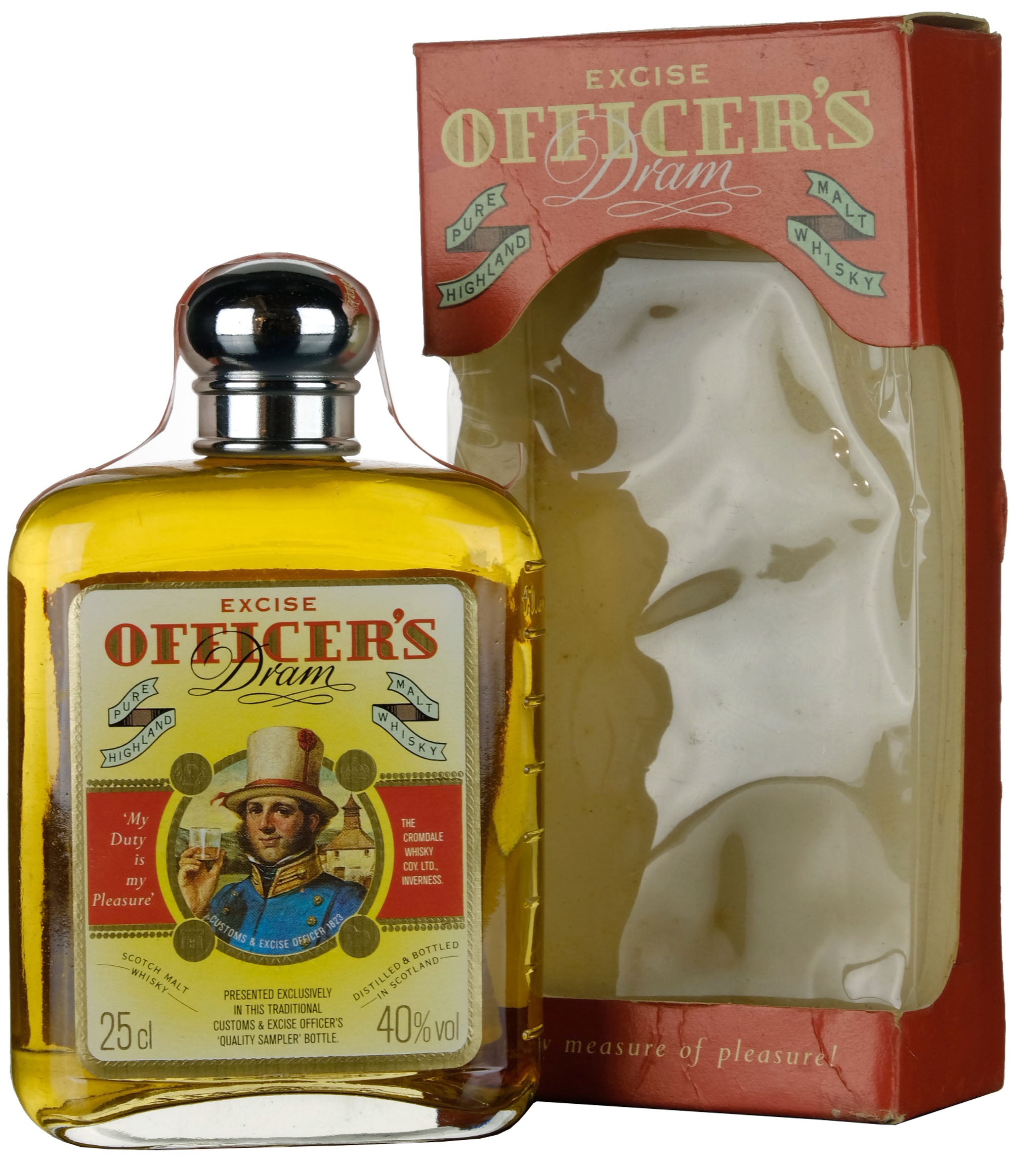 Two Bottles Of Excise Officer's Dram