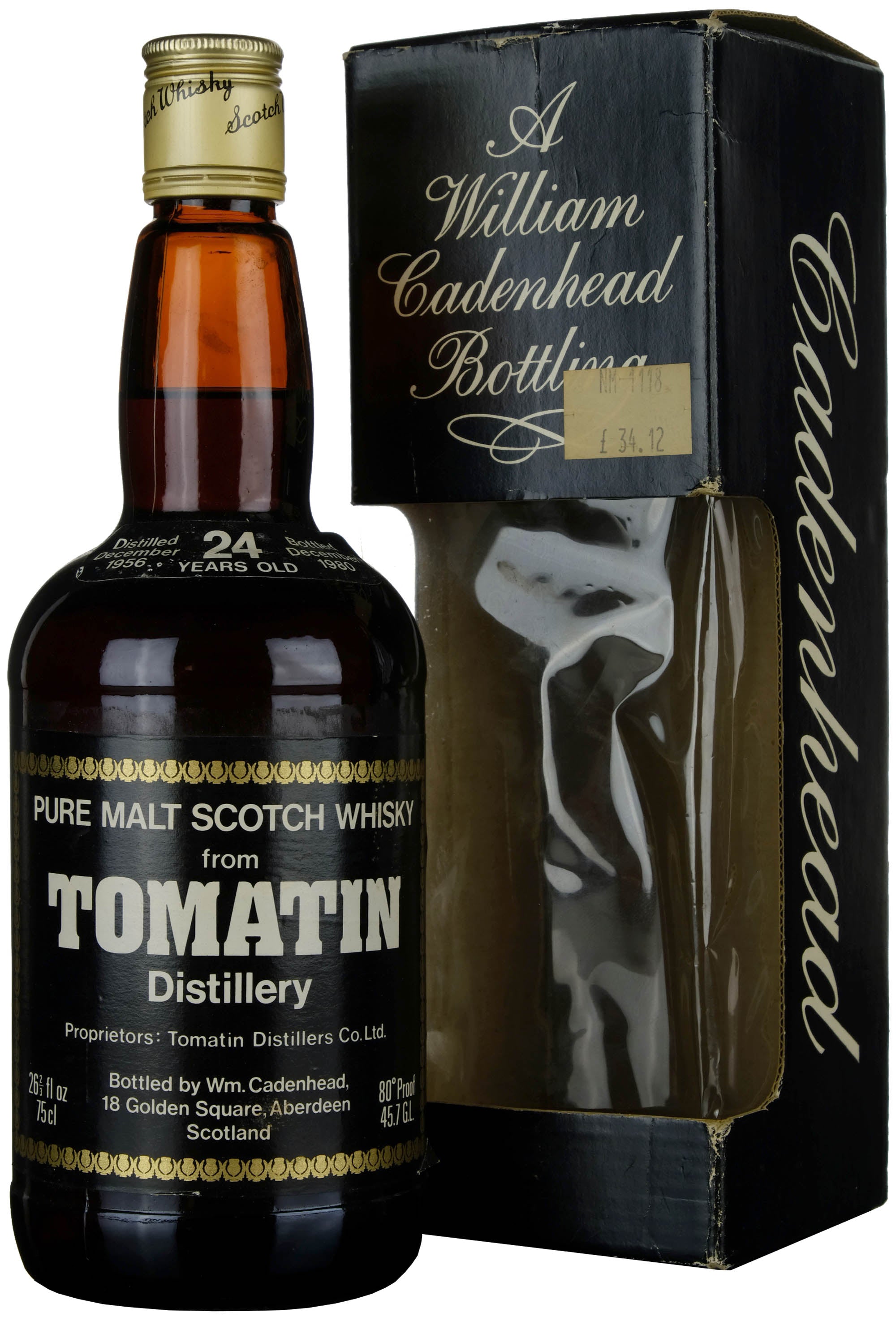 Tomatin 1956-1980 | 24 Year Old Cadenhead's Dumpy - Whisky-Online Shop