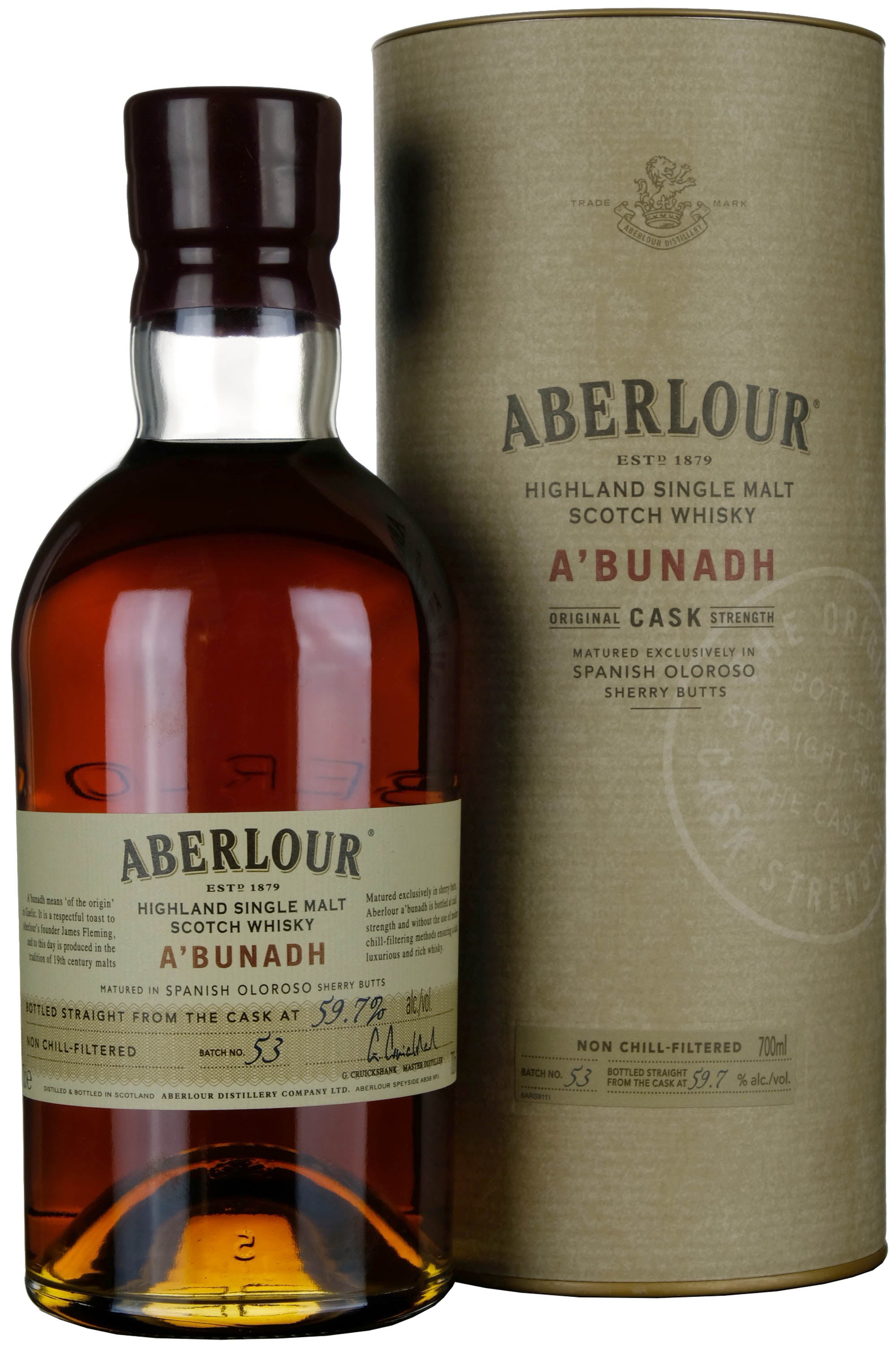 Aberlour A'bunadh Batch 53 Bottled 2015