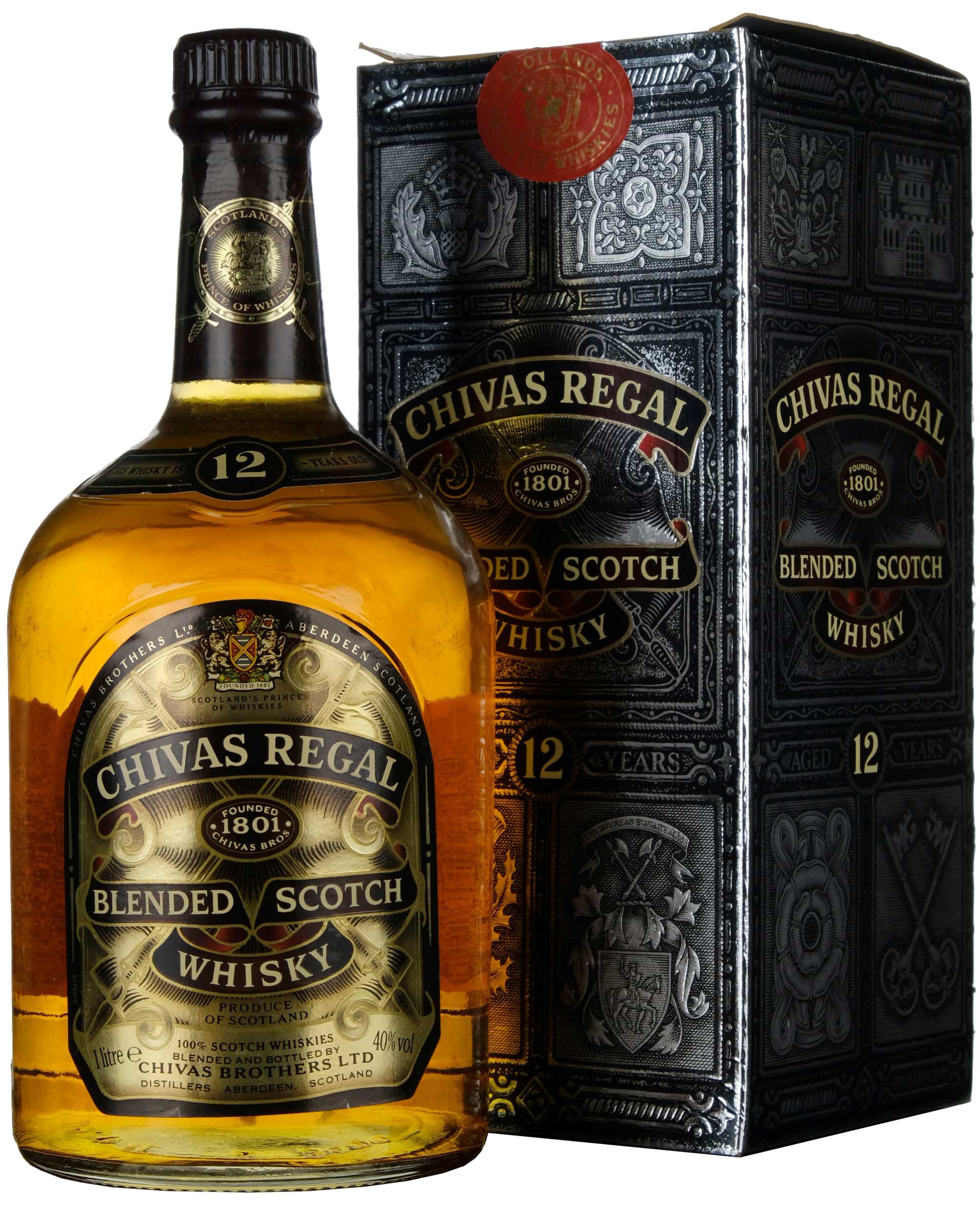 Chivas Regal 12 Year Old Early 2000s 1 Litre