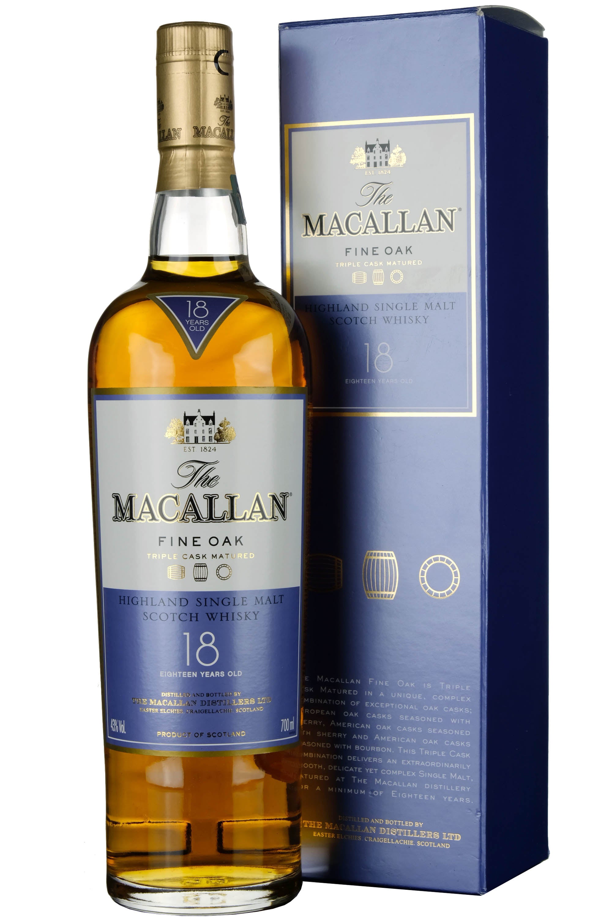 Macallan 18 Year Old Fine Oak Late 2000s