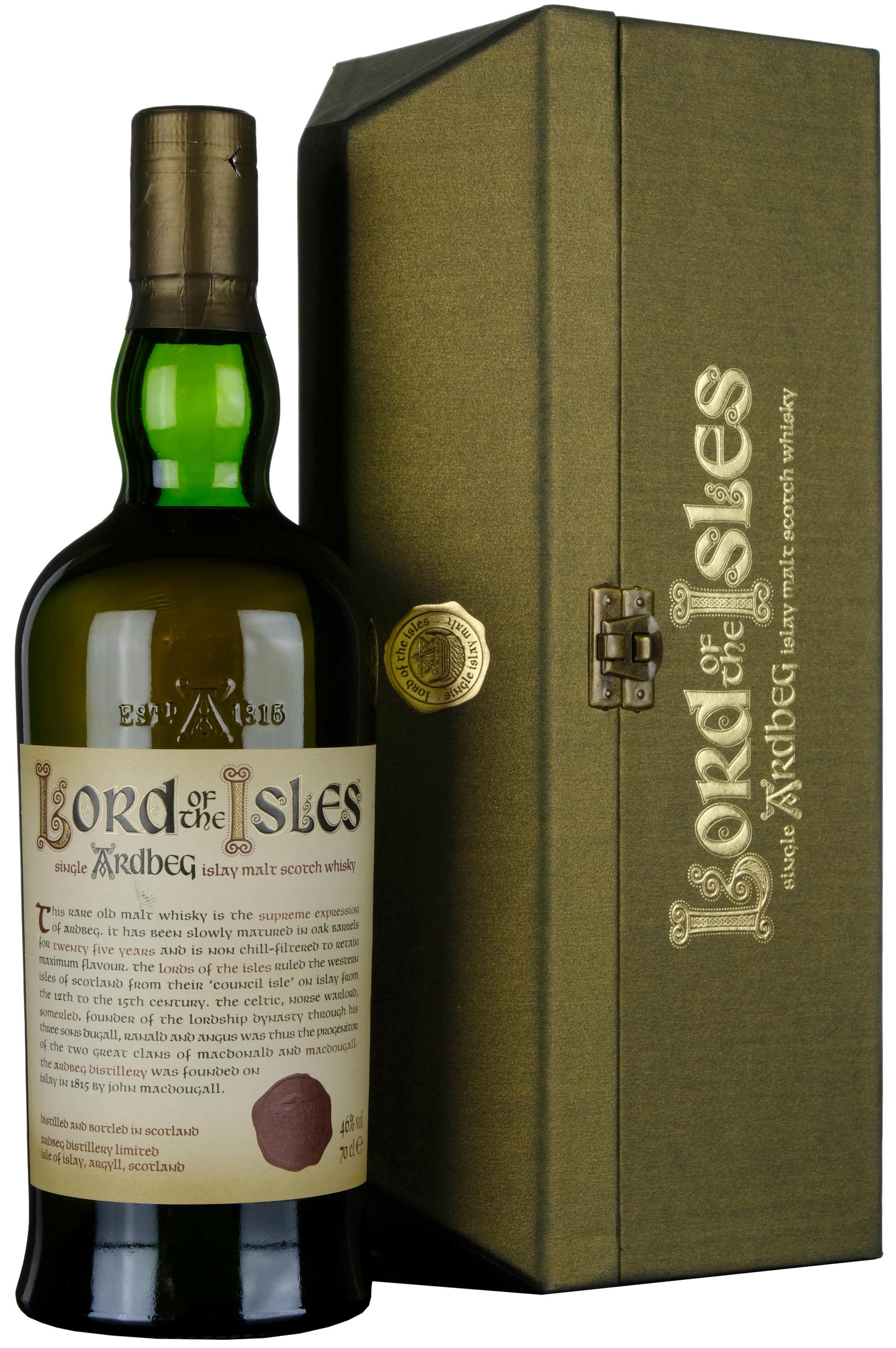 Ardbeg 25 Year Old Lord Of The Isles Bottled 2007