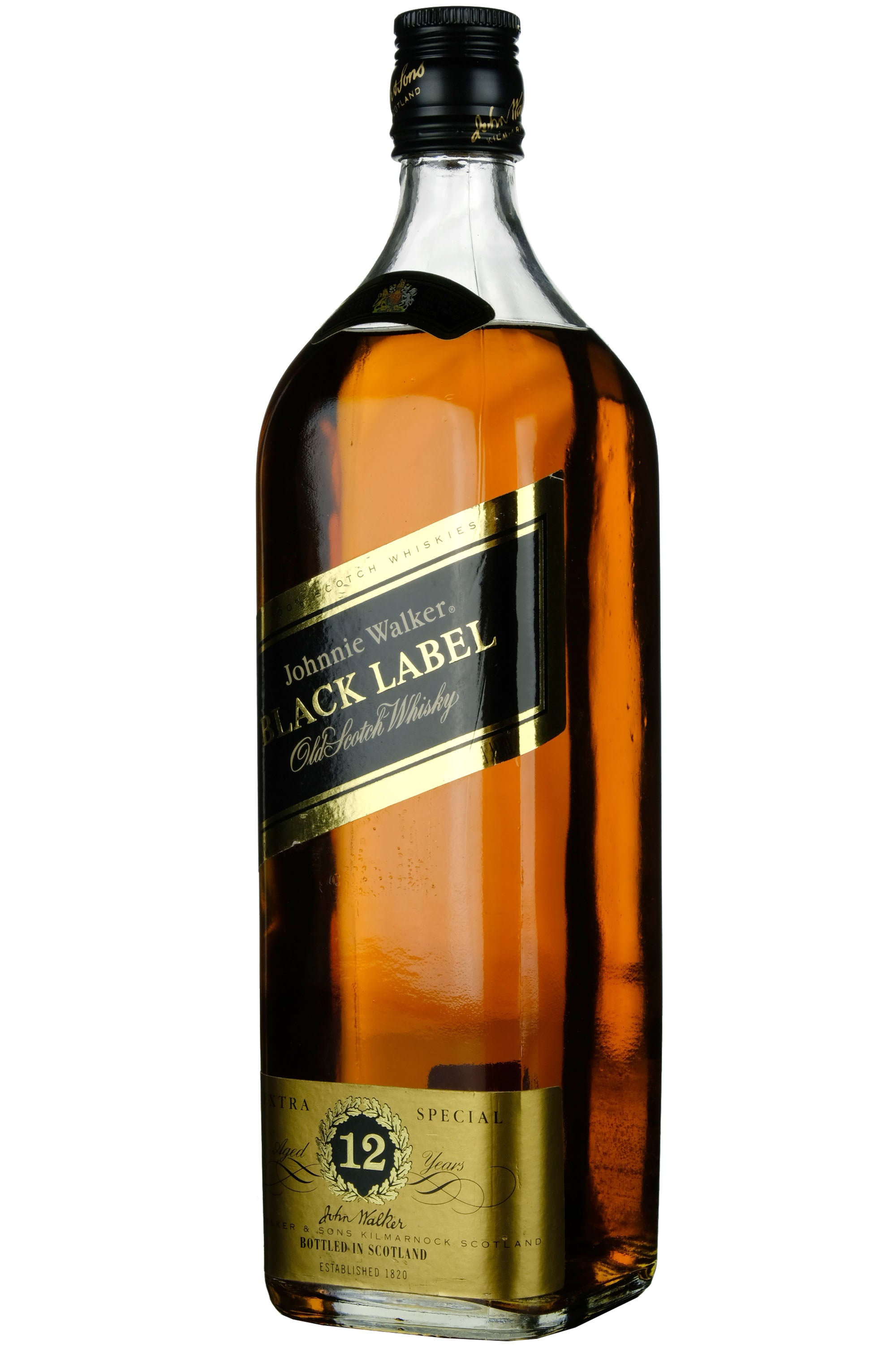 Johnnie Walker 12 Year Old Black Label Extra Special 1990s 1 Litre
