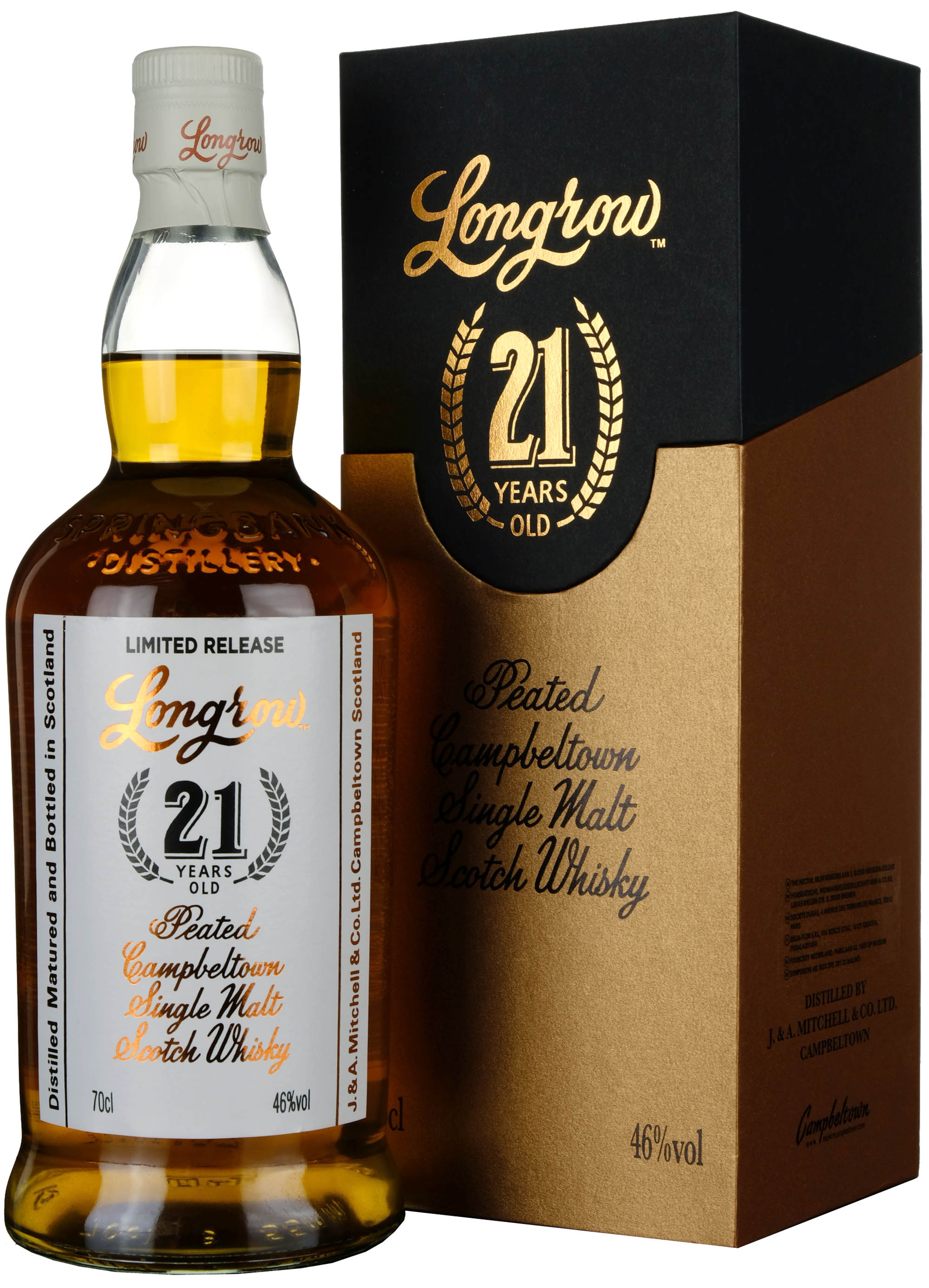 Longrow 21 Year Old Limited Edition Bottled 2022