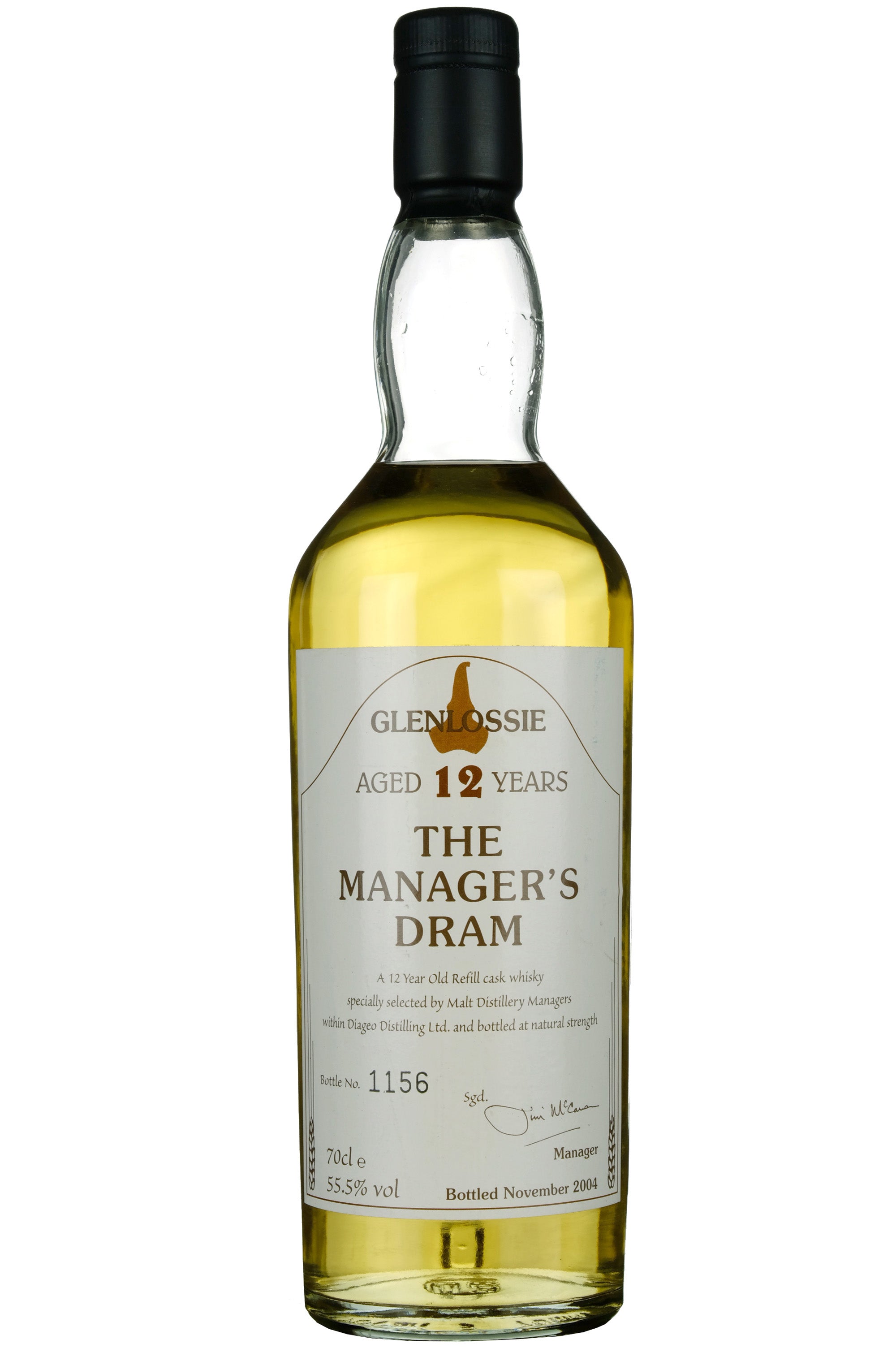 Glenlossie 12 Year Old The Manager's Dram 2004 Release