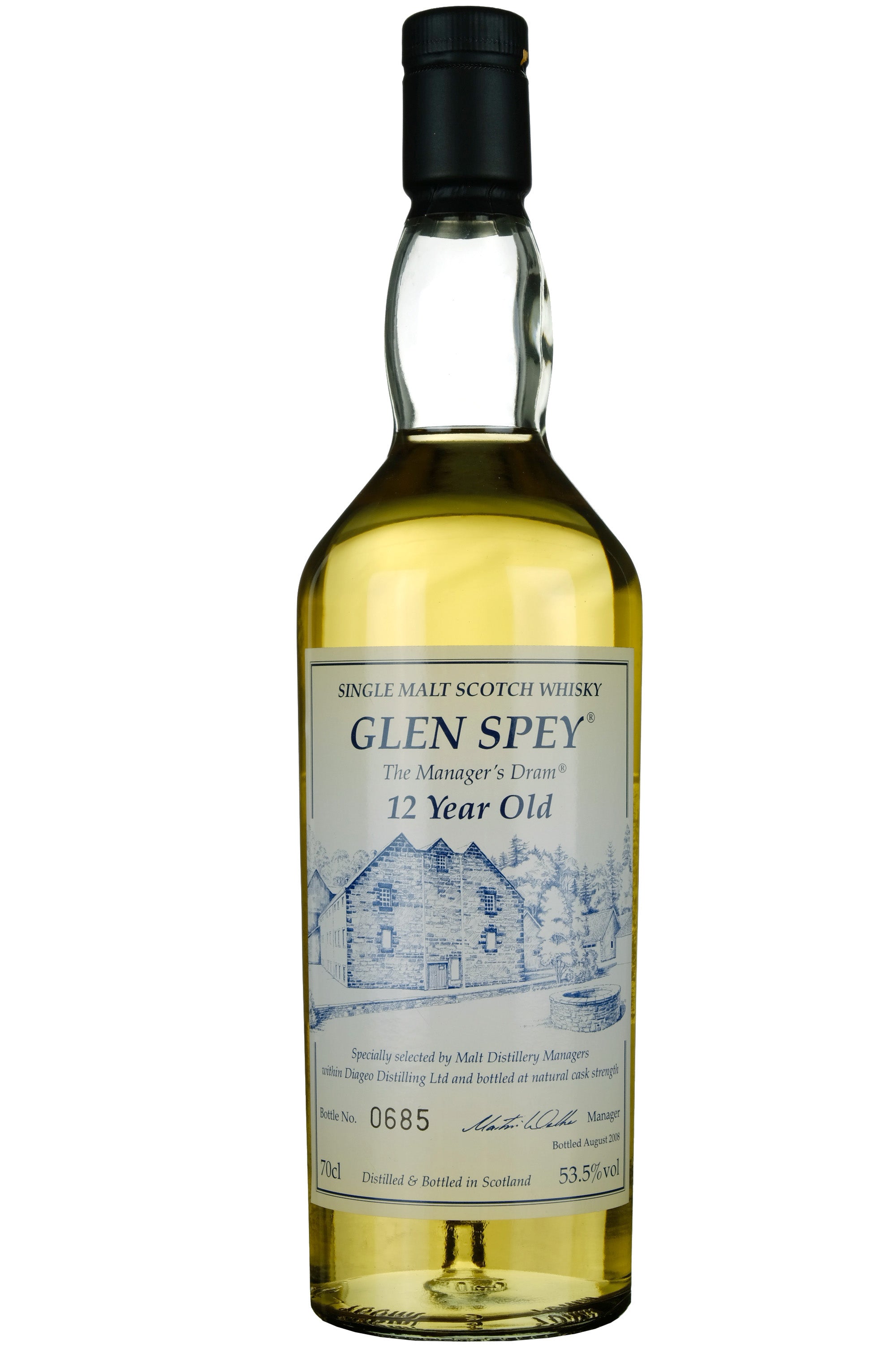 Glen Spey 12 Year Old The Manager's Dram 2008 Release