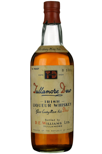 Tullamore Dew Irish Liqueur Whiskey 1950s