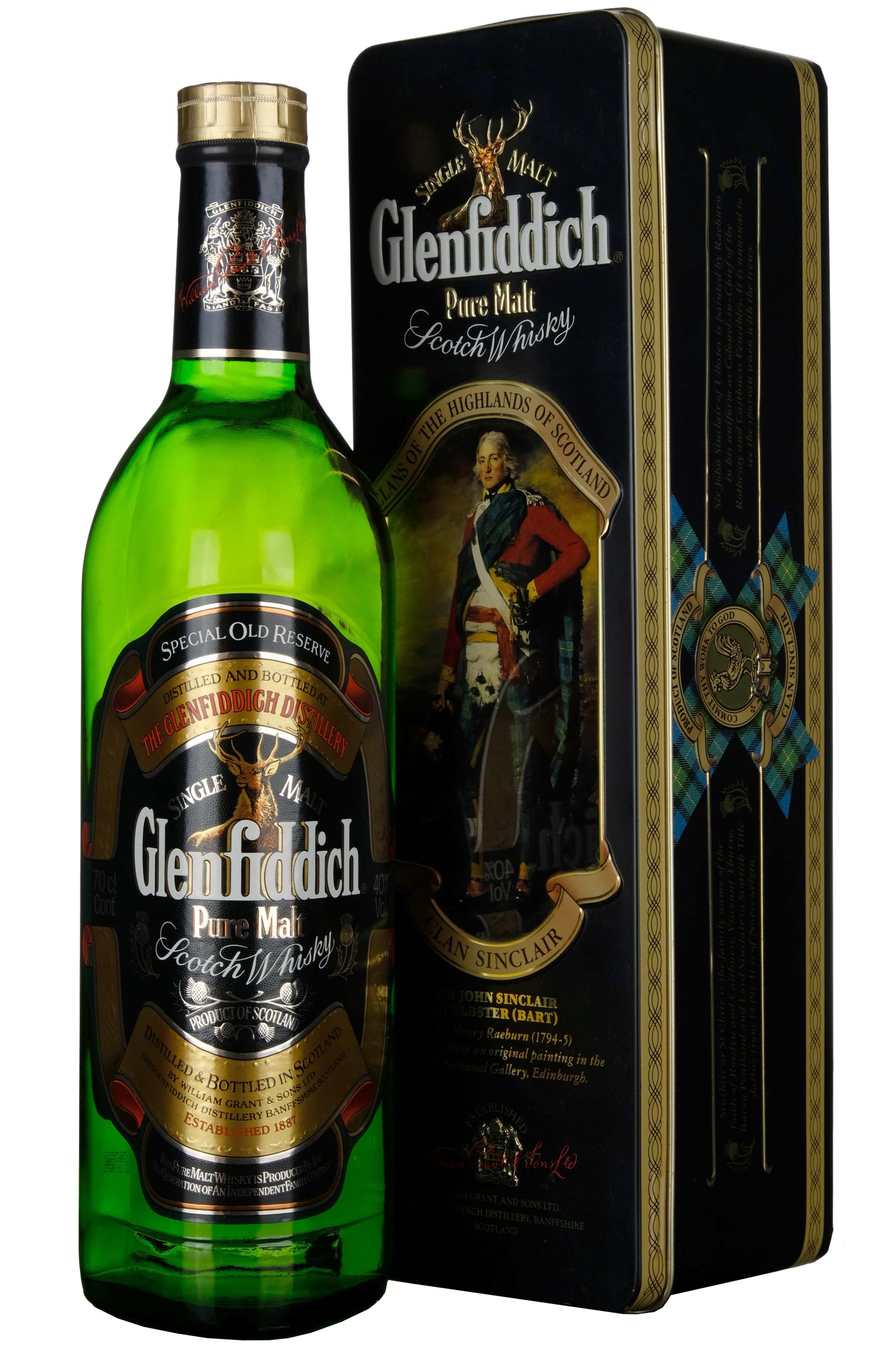 Glenfiddich Special Old Reserve 1990s Clan Sinclair
