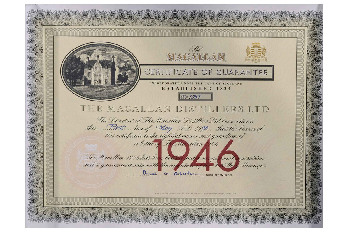 Macallan 1946-1998 | 52 Year Old Select Reserve US Import
