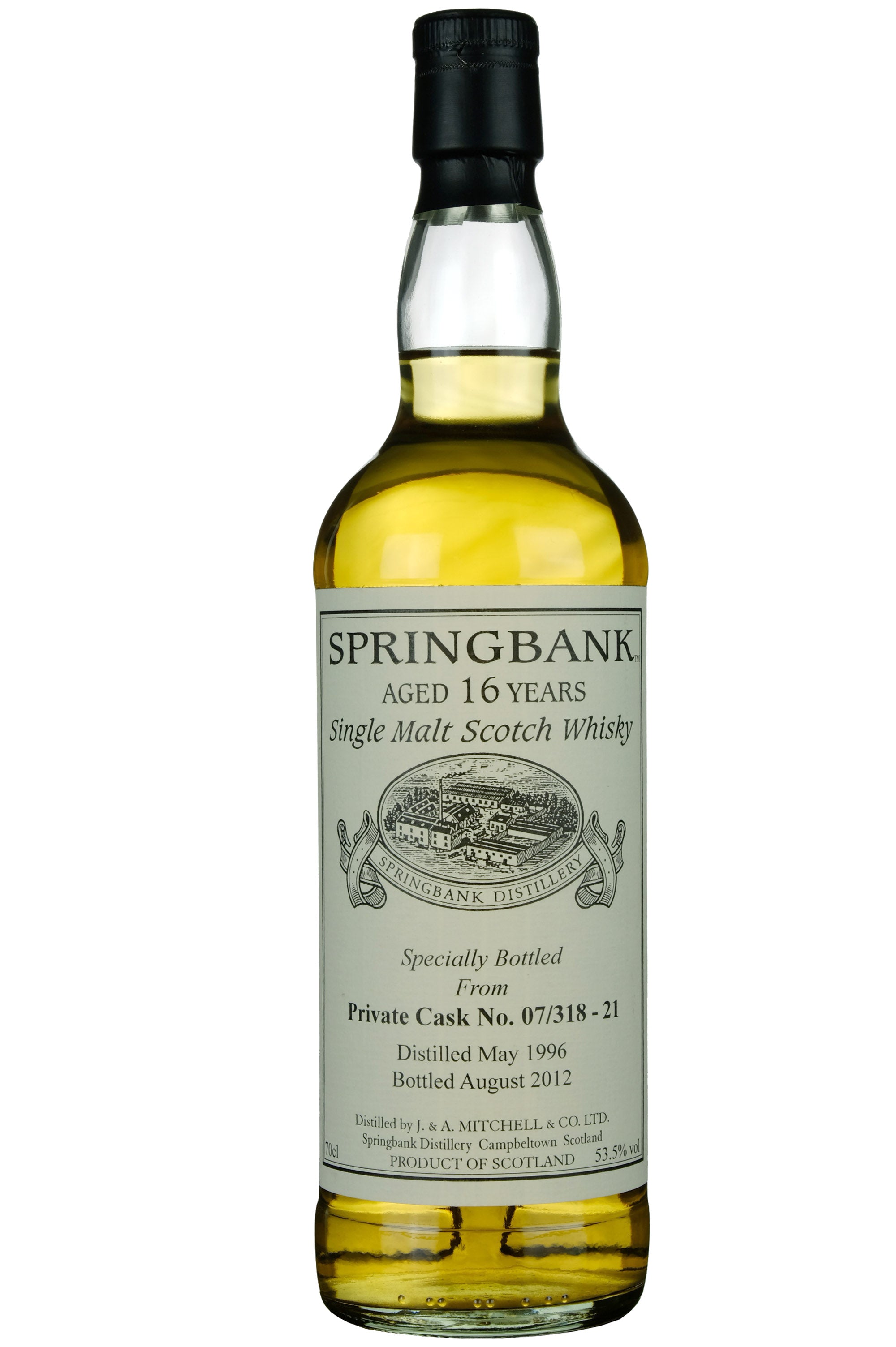 Springbank 1996-2012 | 16 Year Old Private Bottling Single Cask 07/318-21