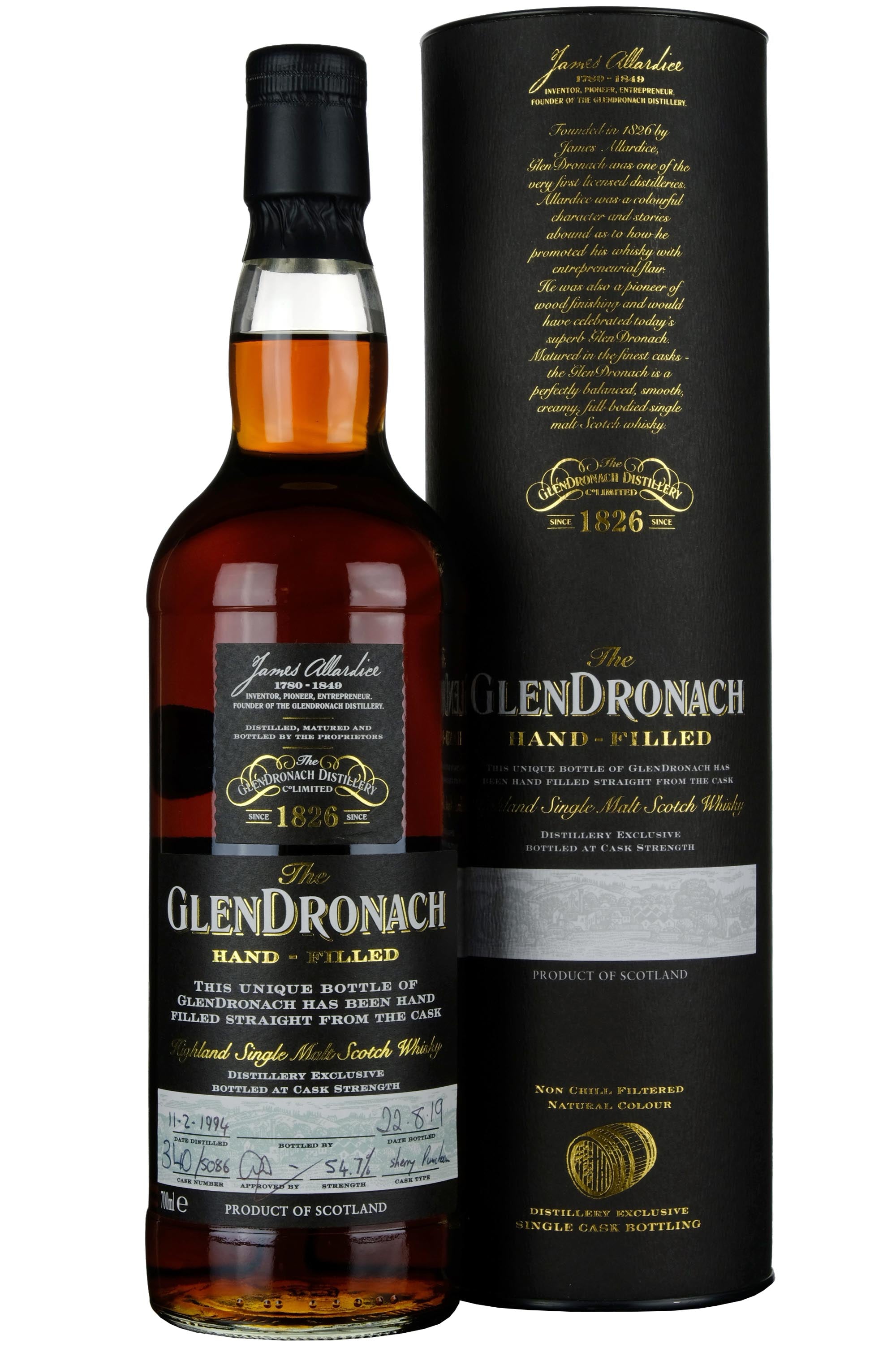 Glendronach 1994-2019 | 25 Year Old Hand Filled Single Cask 5086