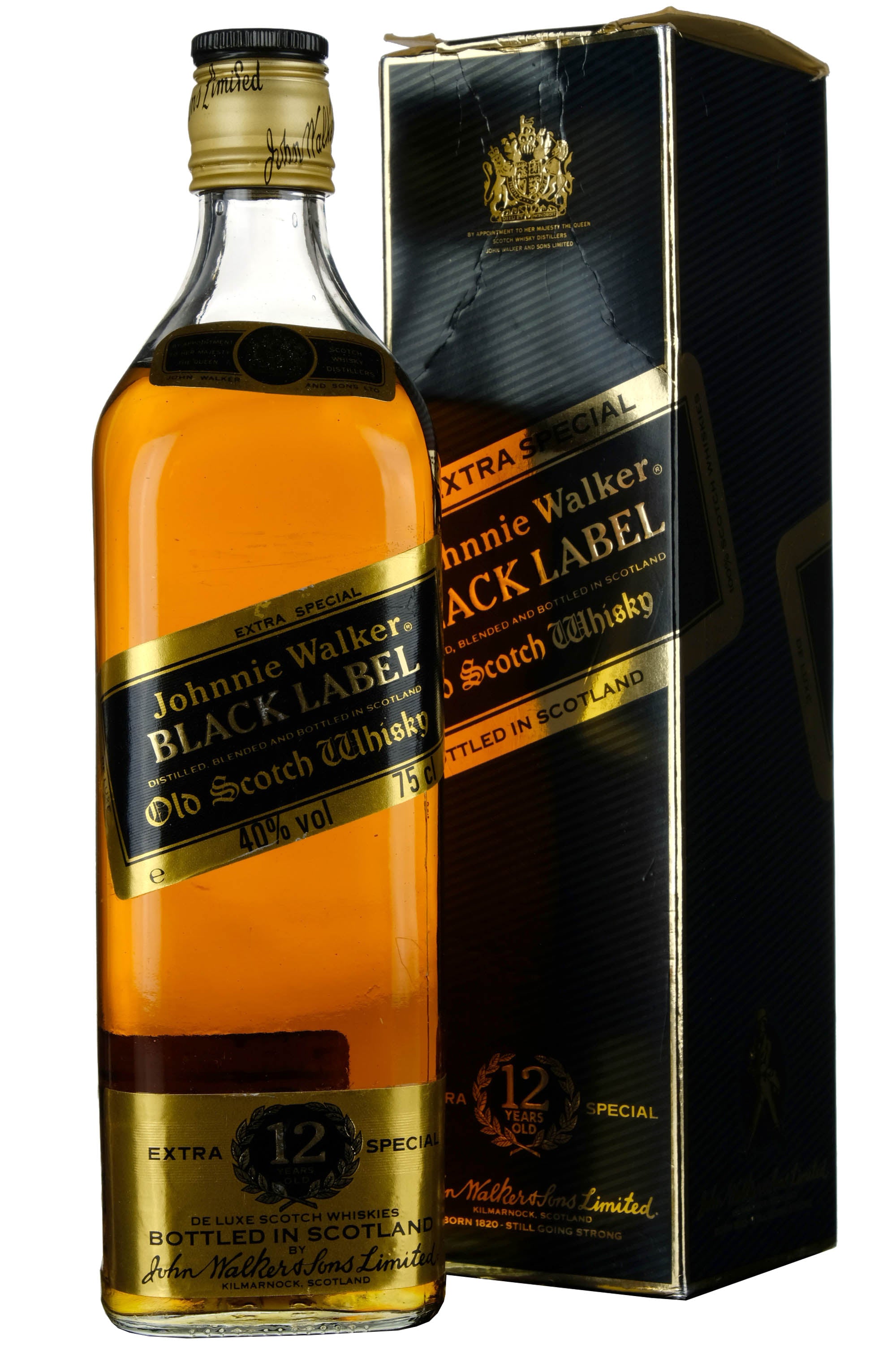 Johnnie Walker 12 Year Old Black Label Extra Special 1980s