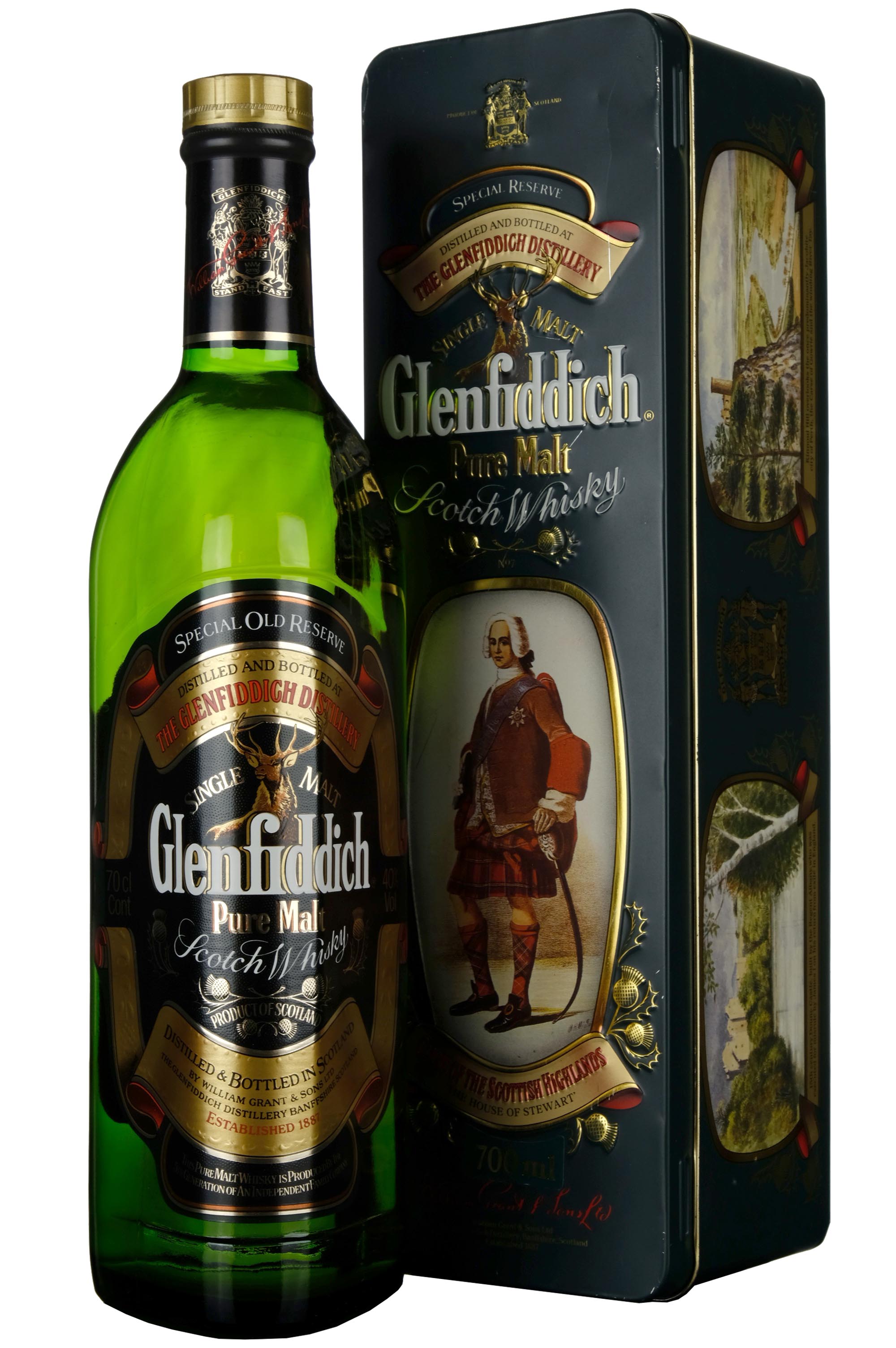 Glenfiddich Special Old Reserve 1990s Clans Of The Scottish Highlands The House Of Stewart
