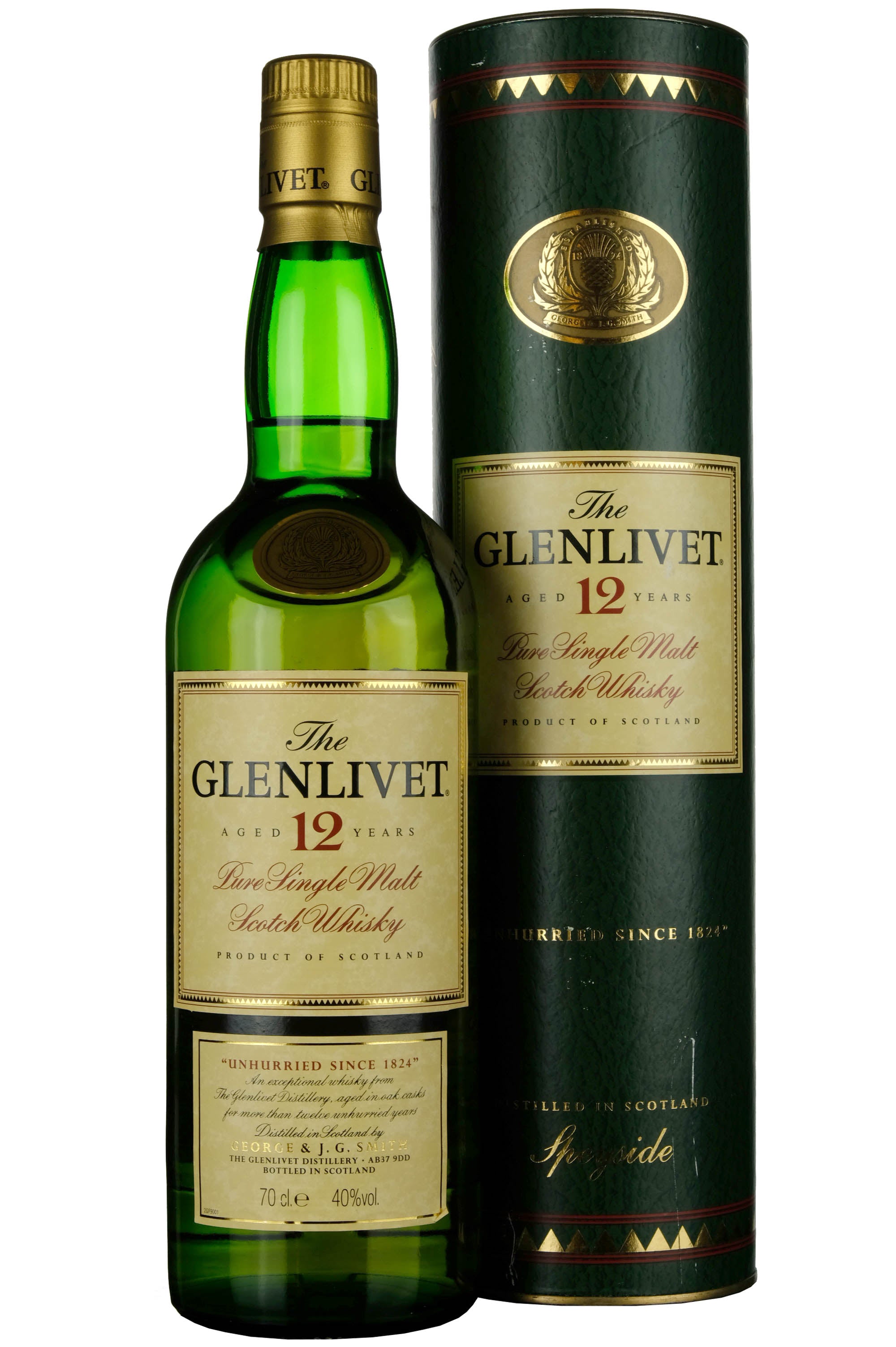 Glenlivet 12 Year Old Late 1990s