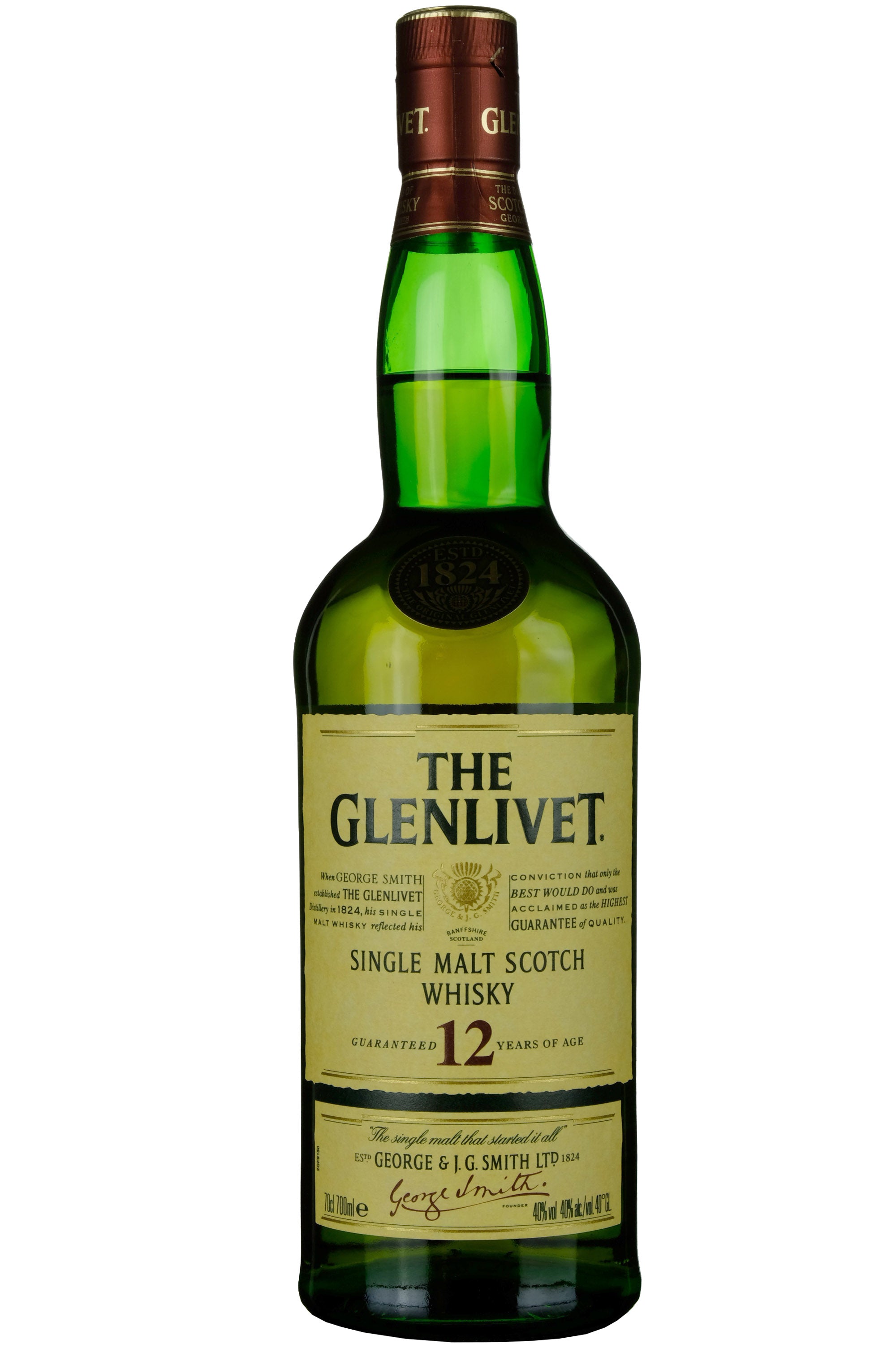 Glenlivet 12 Year Old Bottled 2010