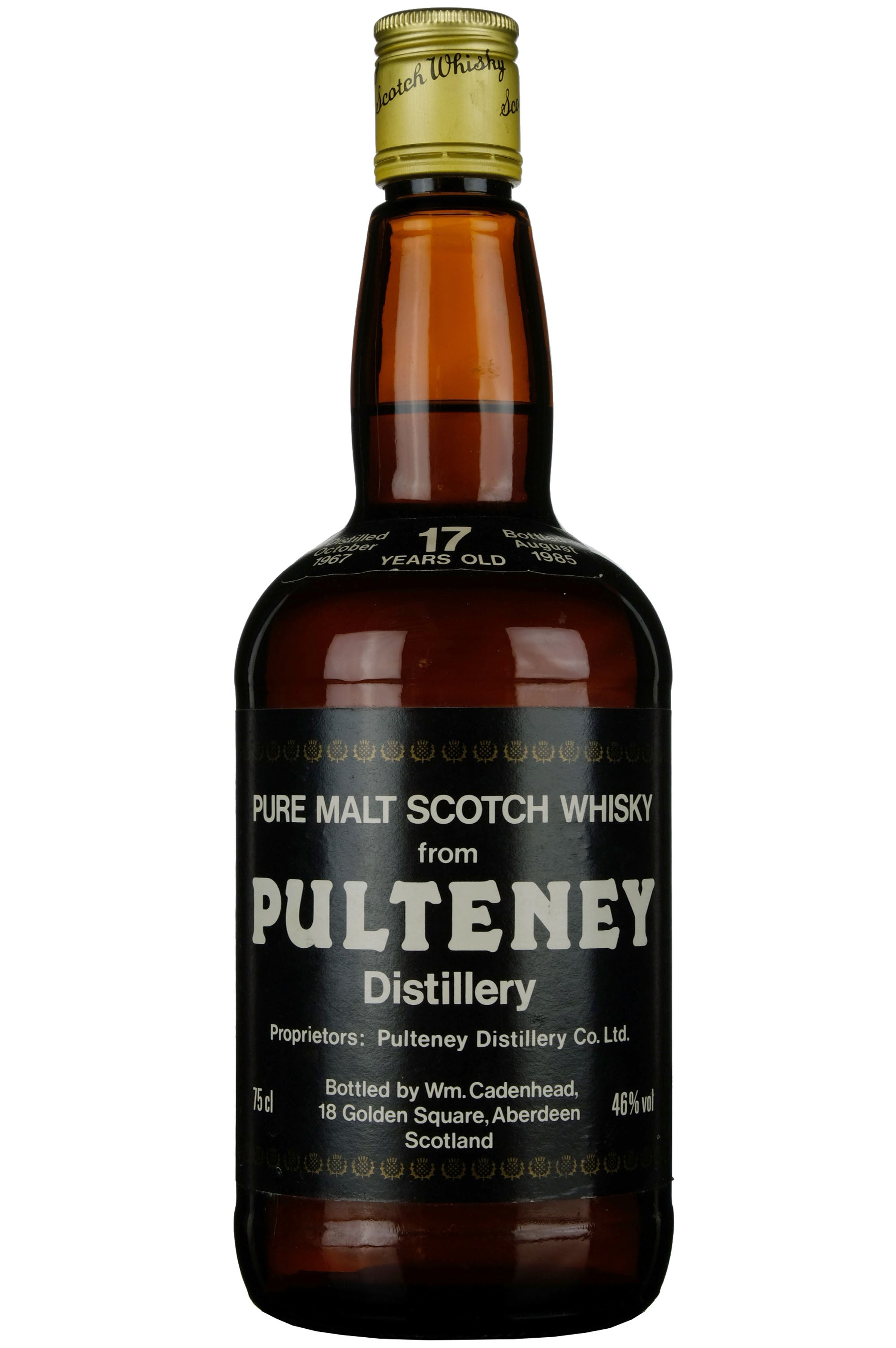 Pulteney 1967-1985 - 17 Year Old Cadenhead's Dumpy - Whisky-Online Shop