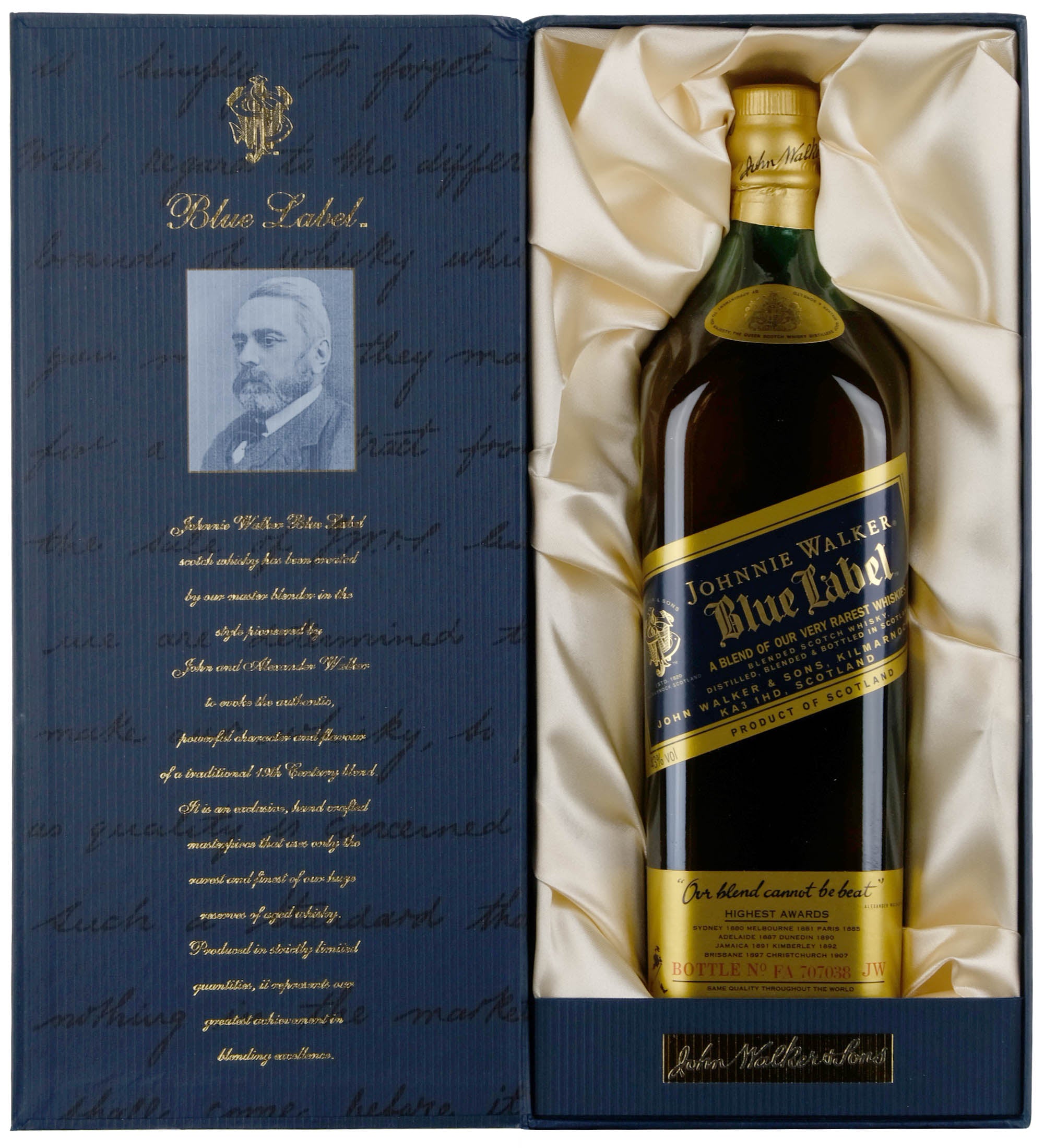 Johnnie Walker Blue Label Circa 2000 1 Litre