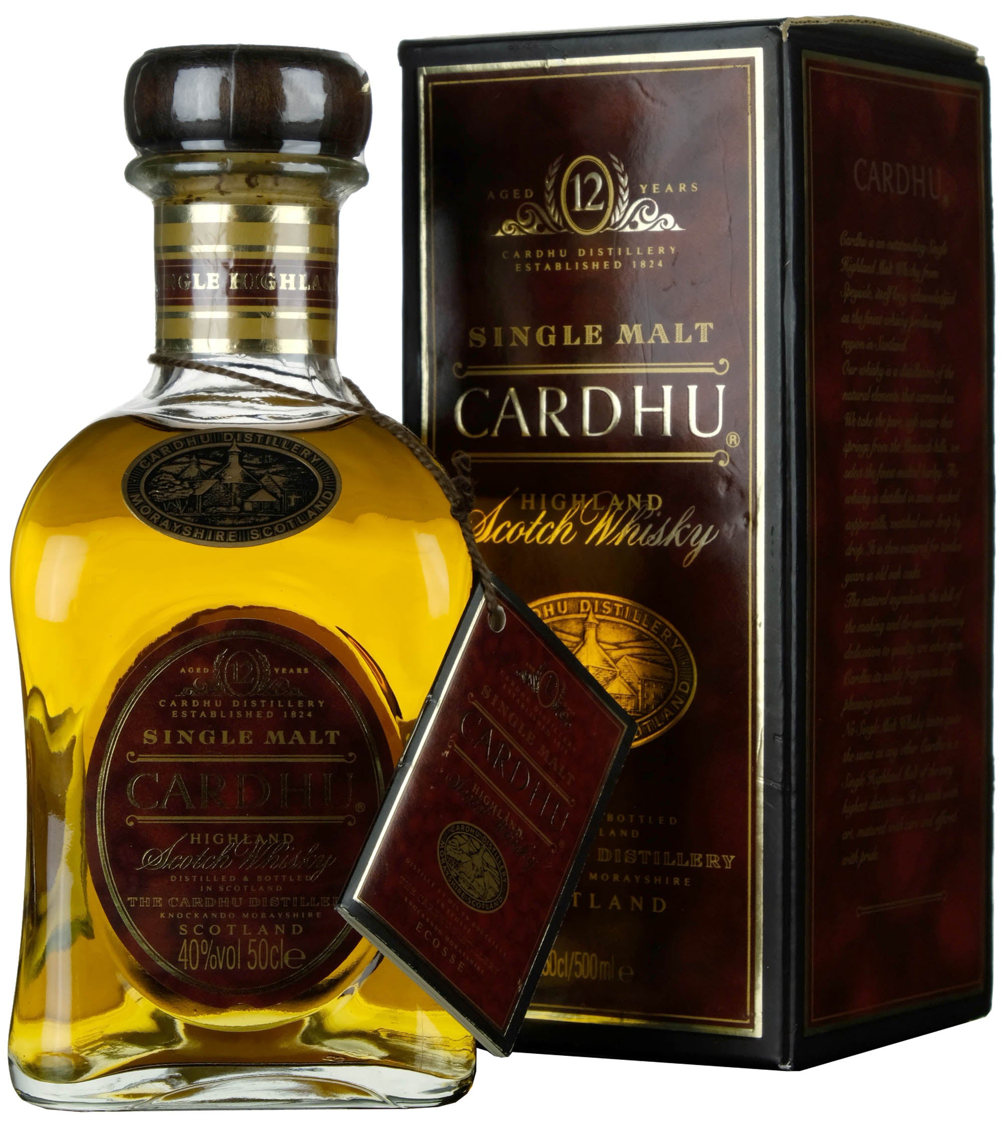 Cardhu 12 Year Old Circa 2000 Half Litre