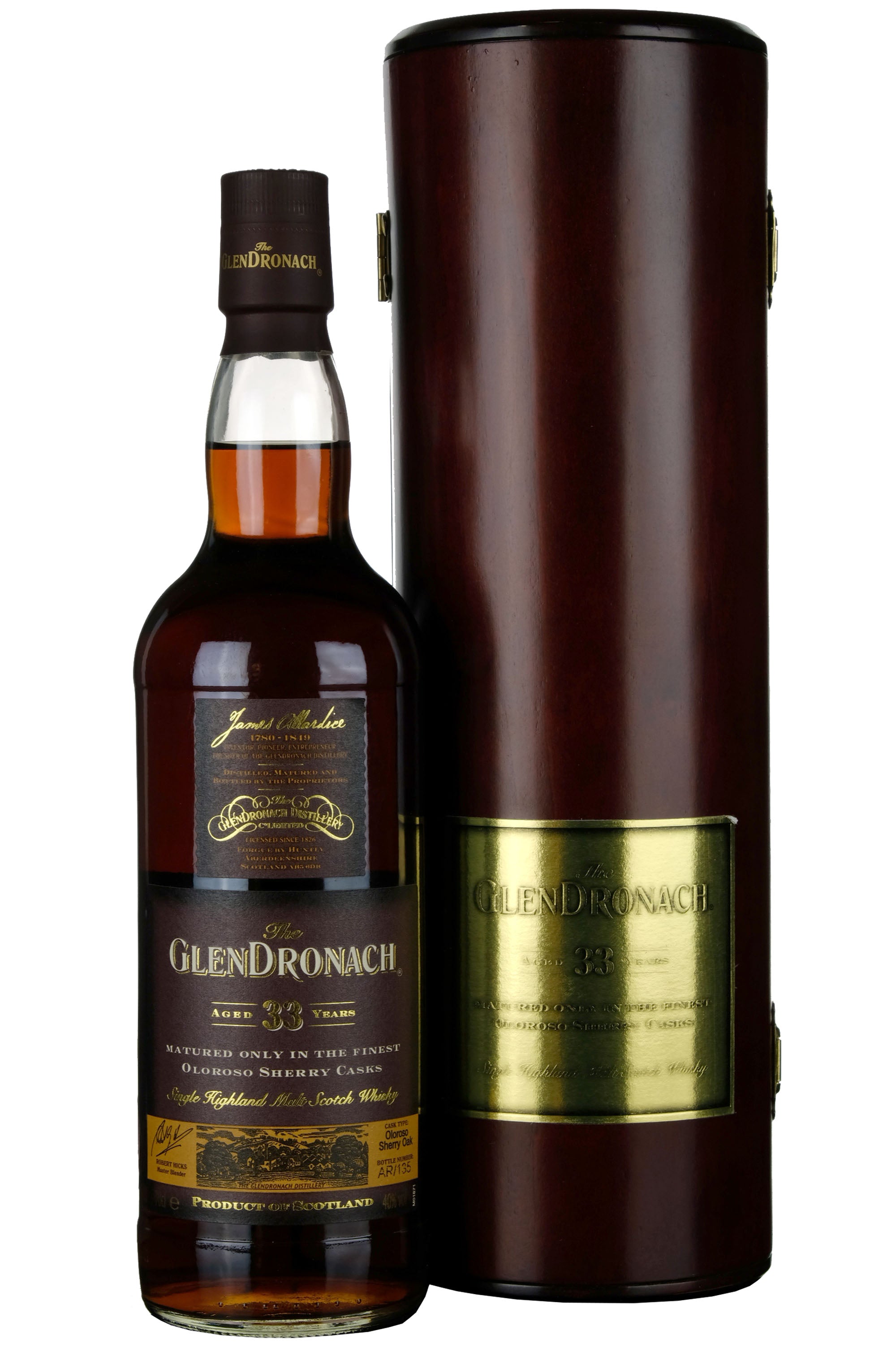 Glendronach 33 Year Old Sherry Cask Bottled 2004