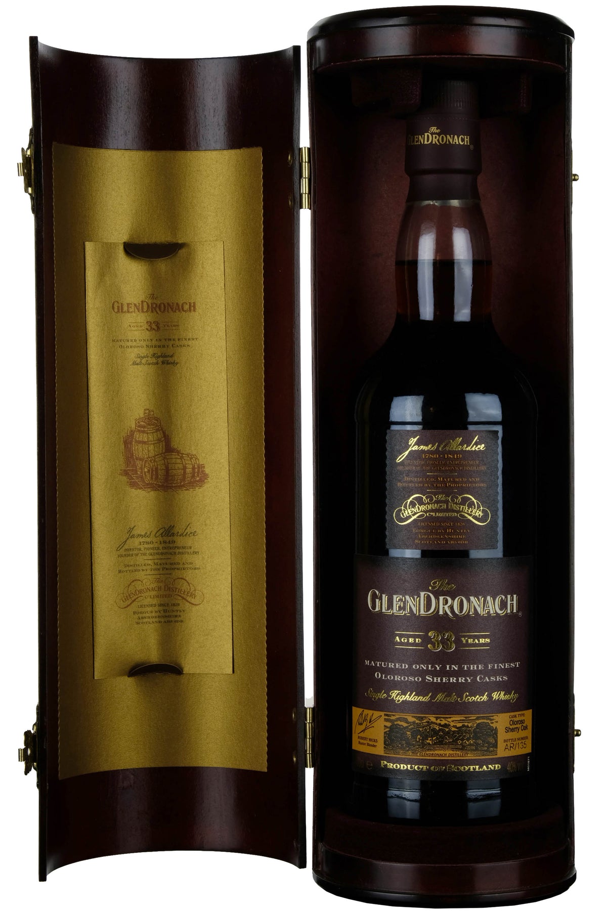 Glendronach 33 Year Old Sherry Cask Bottled 2004