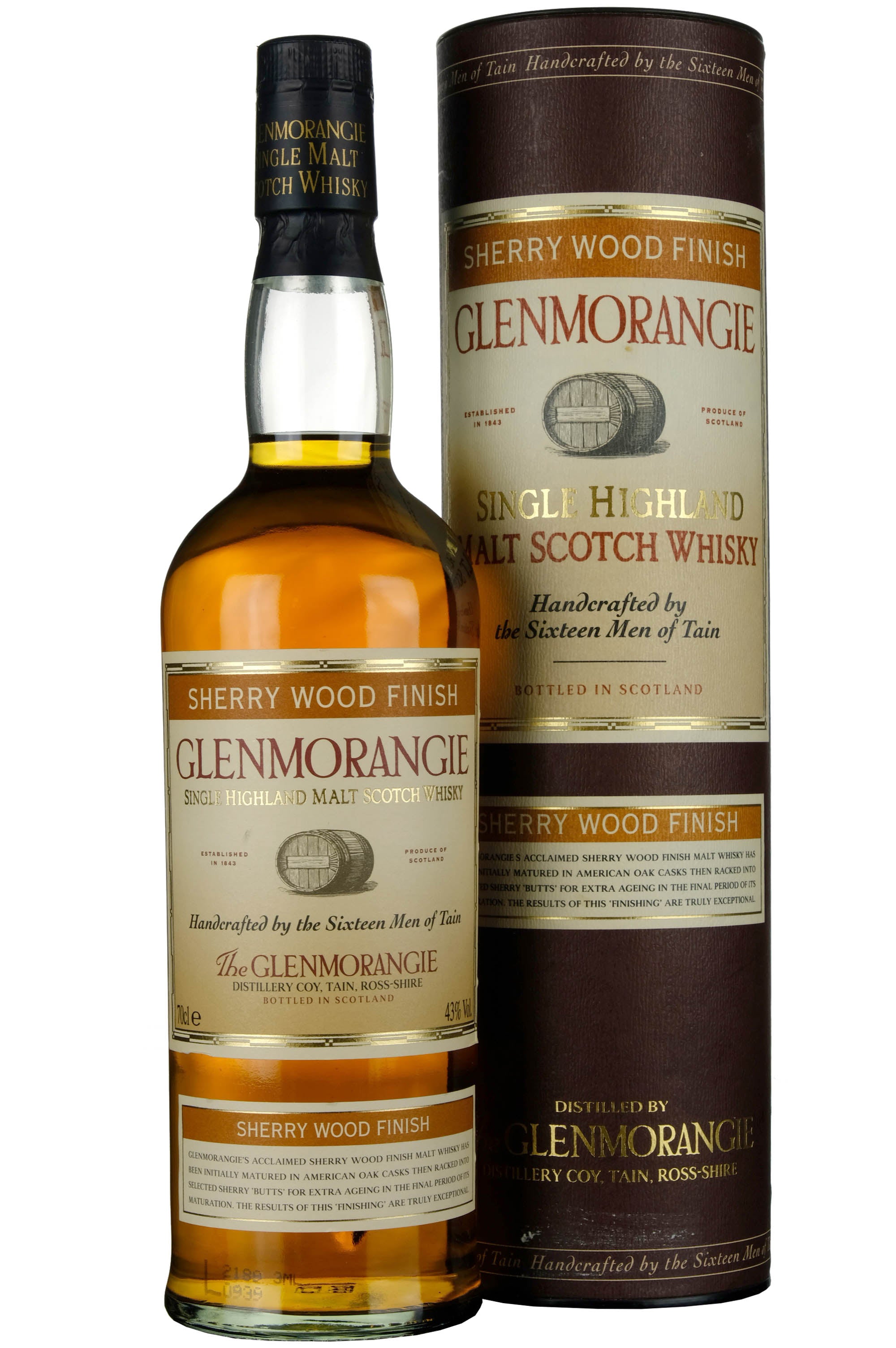 Glenmorangie Sherry Wood Finish Circa 2000