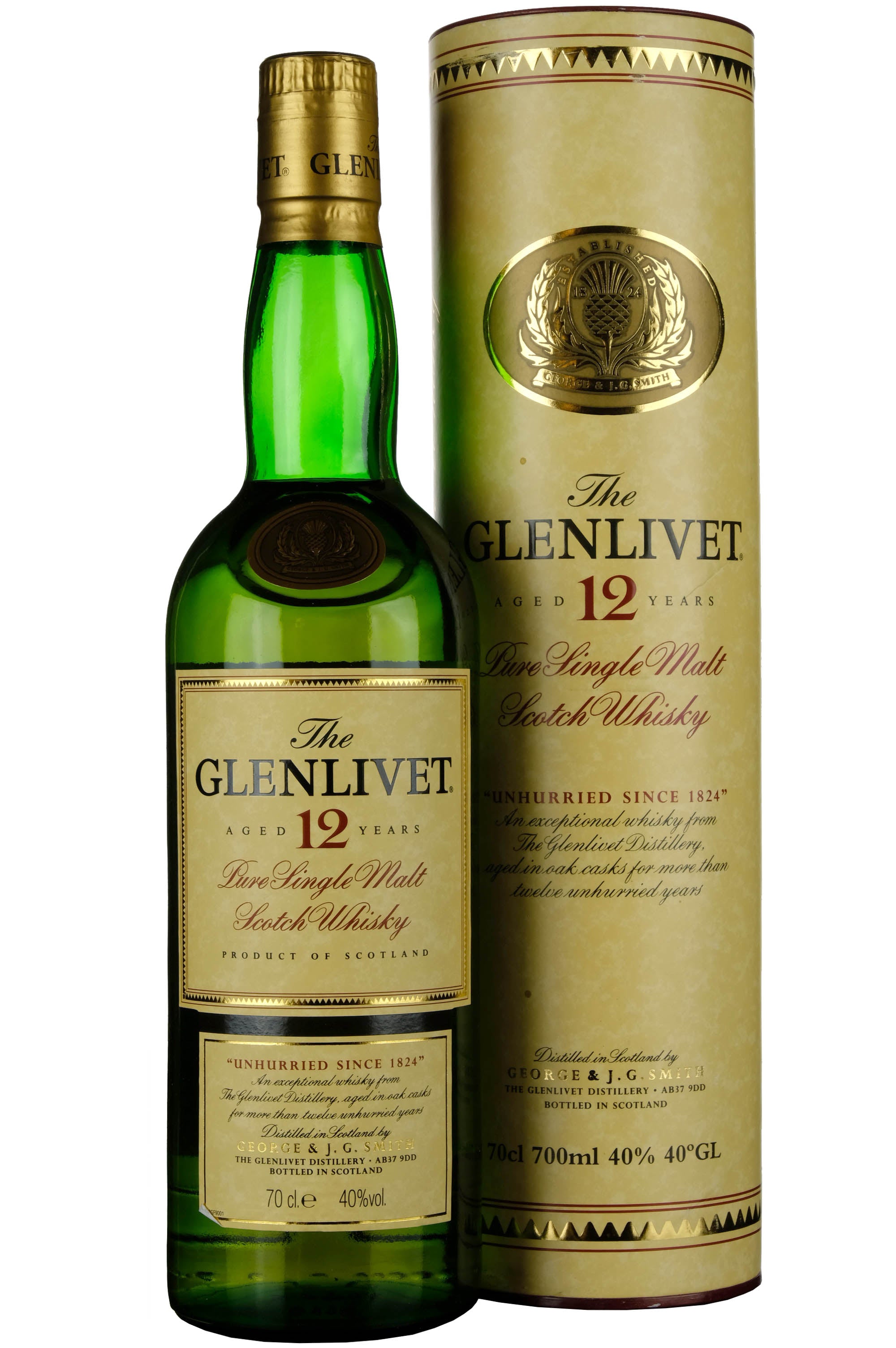 Glenlivet 12 Year Old Late 1990s