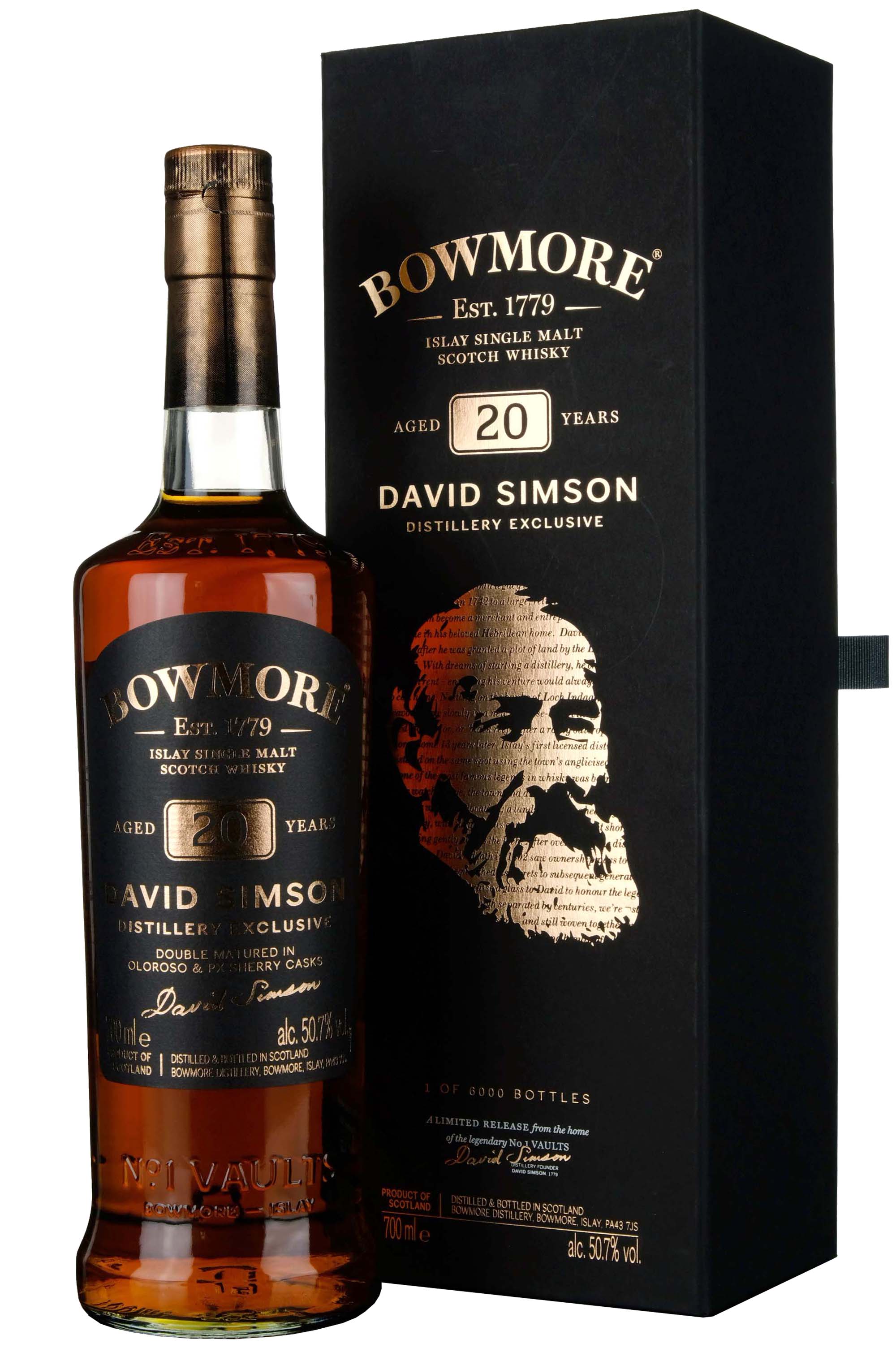 Bowmore 20 Year Old David Simson Distillery Exclusive Bottled 2020