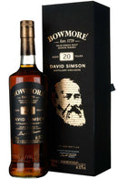 Bowmore 20 Year Old David Simson Distillery Exclusive Bottled 2020