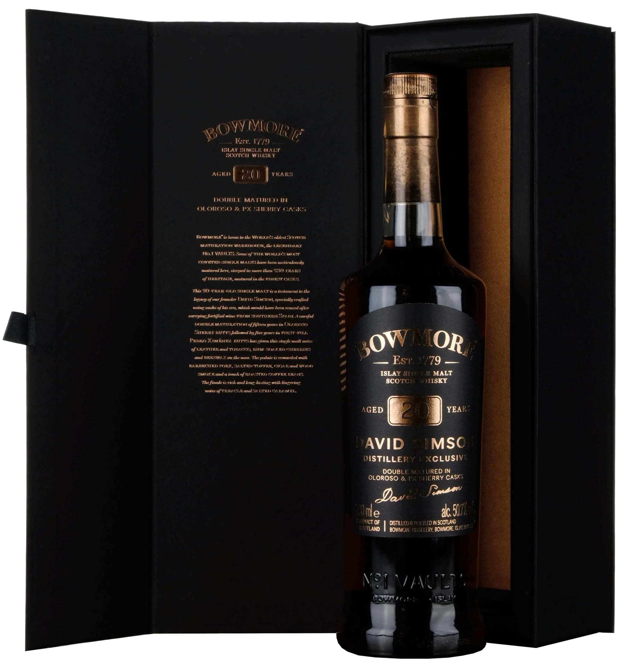 Bowmore 20 Year Old David Simson Distillery Exclusive Bottled 2020