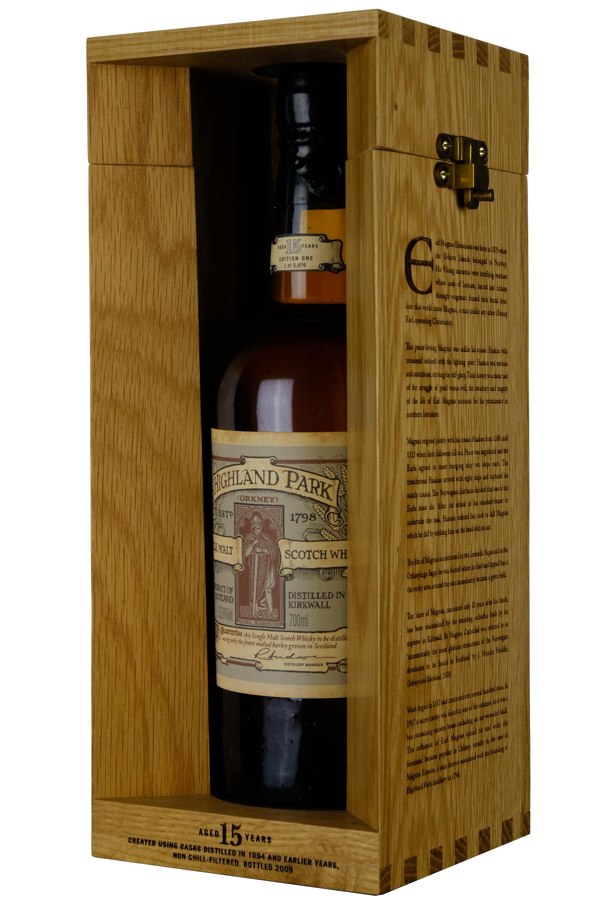 Highland Park 1994-2009 | 15 Year Old Earl Magnus 1st Edition