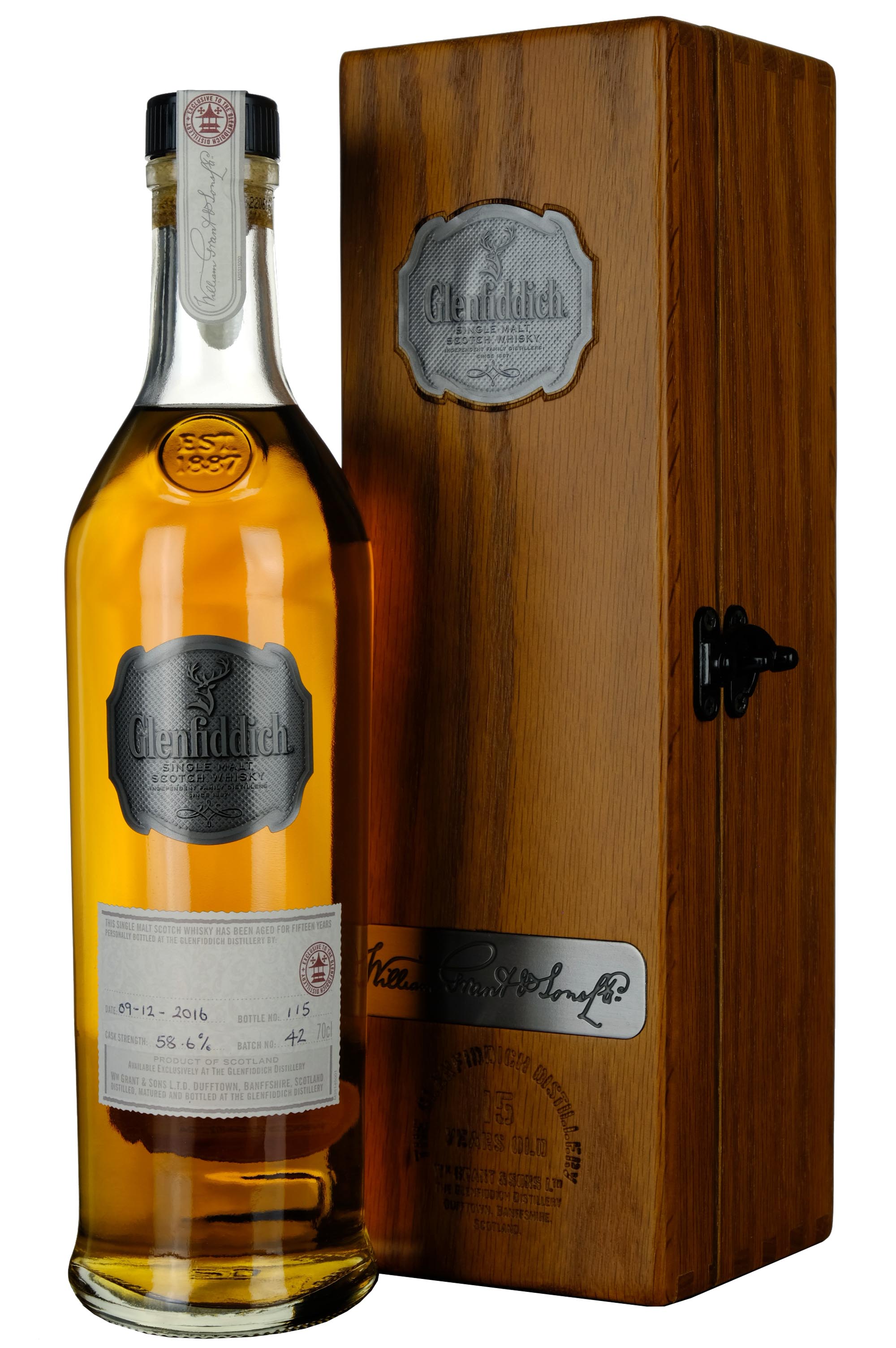 Glenfiddich 15 Year Old Distillery Exclusive Hand Filled Batch 42 Bottled 2016