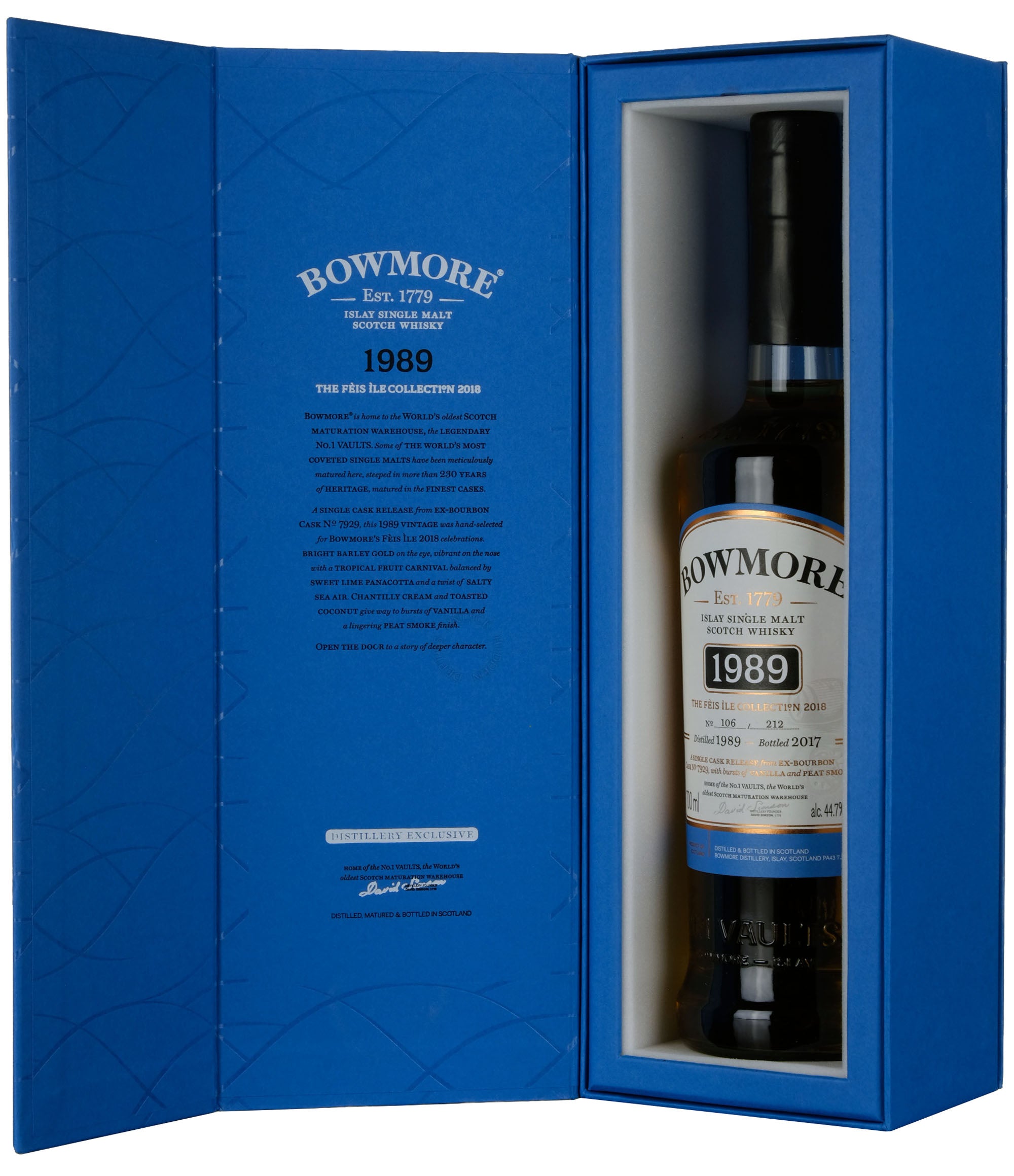 Bowmore 1989-2017 | 28 Year Old Festival 2018 Single Cask 7929