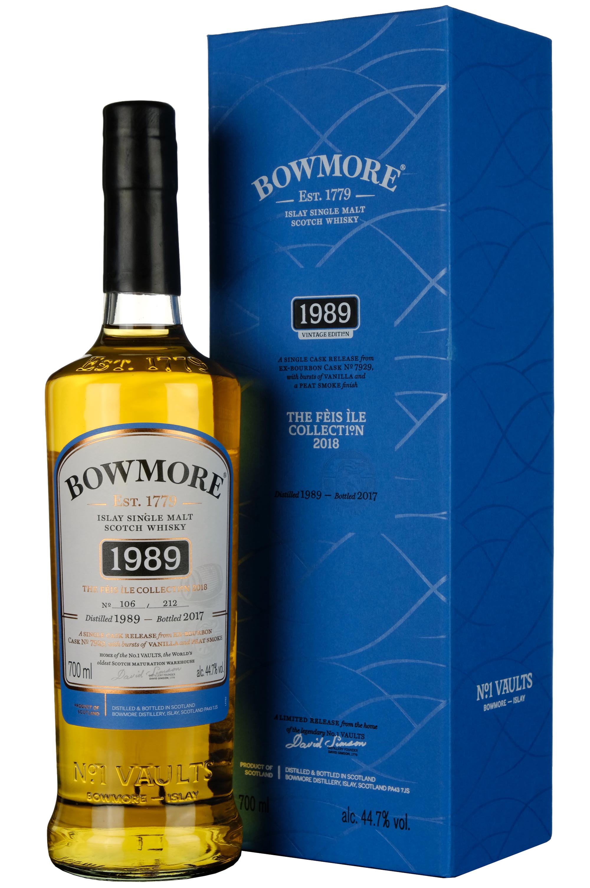 Bowmore 1989-2017 | 28 Year Old Festival 2018 Single Cask 7929