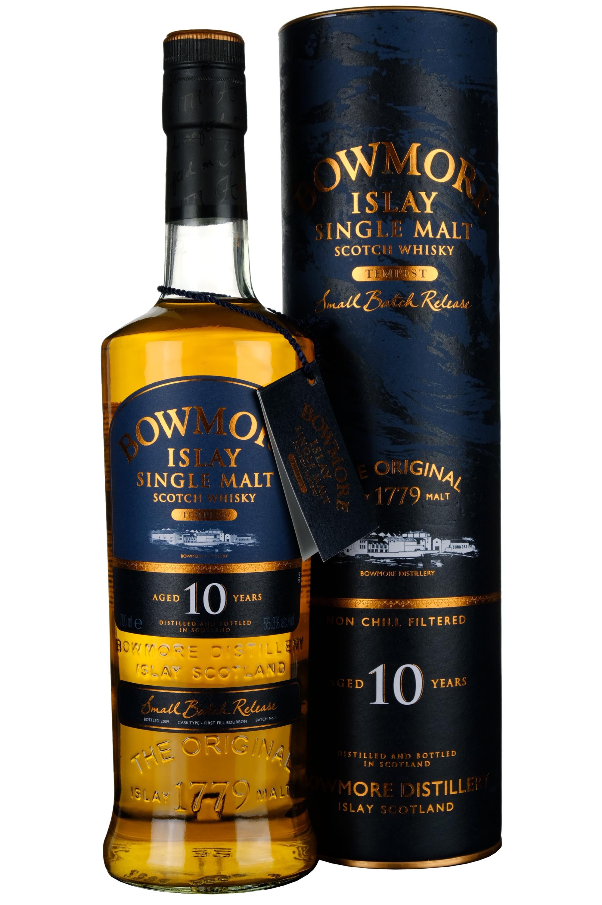 Bowmore 10 Year Old Tempest Batch 1 Bottled 2009