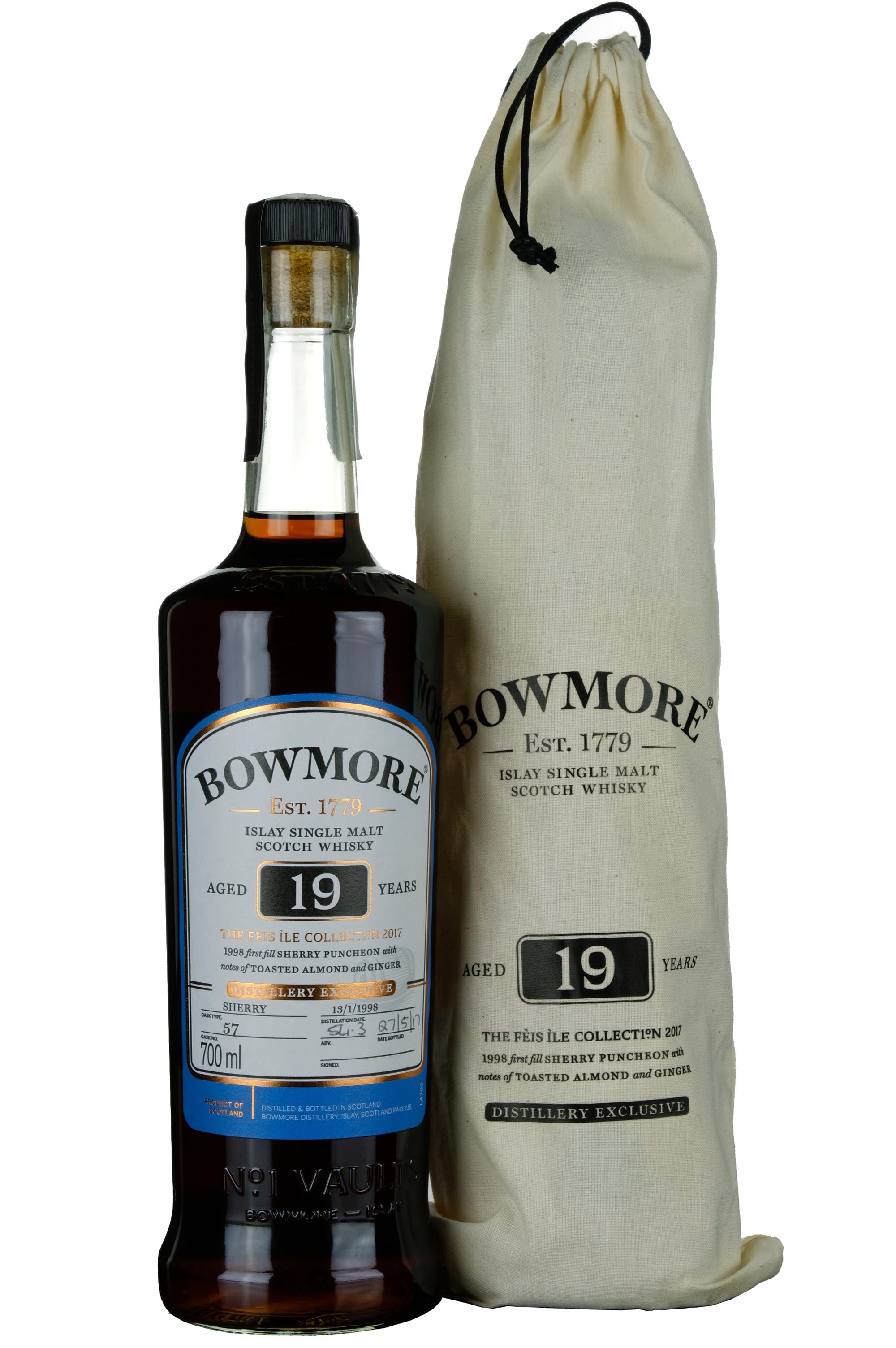 Bowmore 1998 | 19 Year Old Festival 2017 Hand Filled Single Cask 57