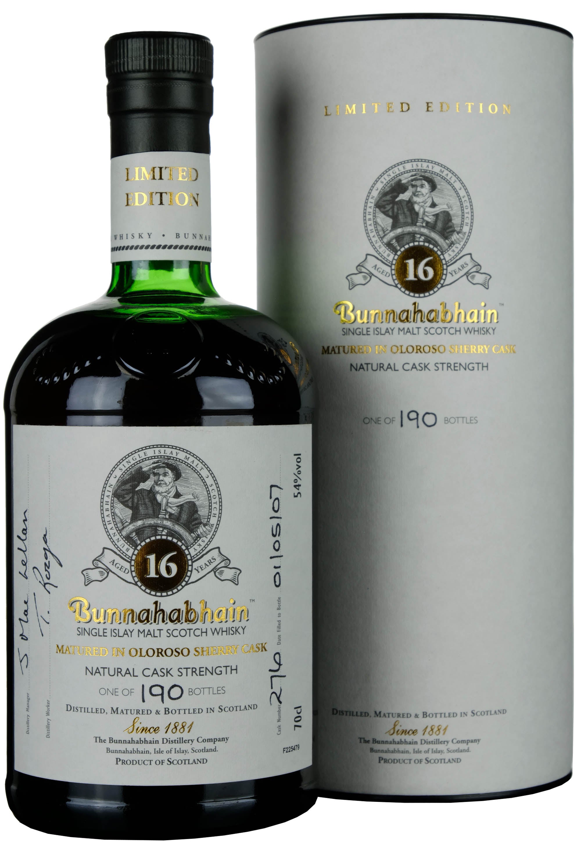 Bunnahabhain 16 Year Old Festival 2007 Single Cask 276