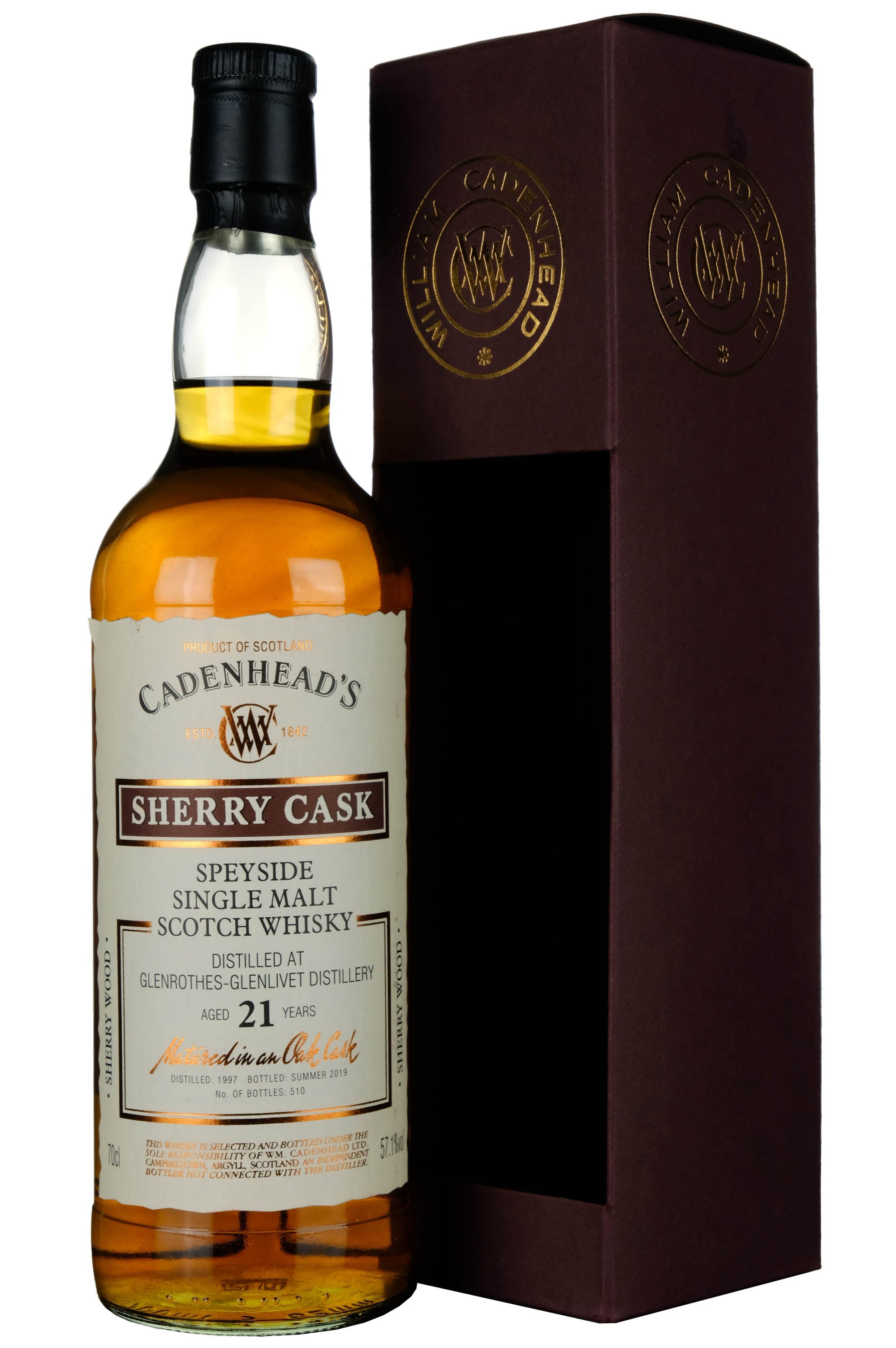 Glenrothes 1997-2019 | 21 Year Old Cadenhead's Single Cask