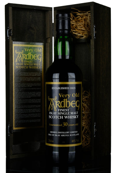 Ardbeg Guaranteed 30 Year Old Bottled 1996 - Whisky-Online Shop